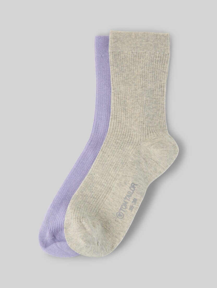 Sokken in een set van 2 door Women, light grey melange