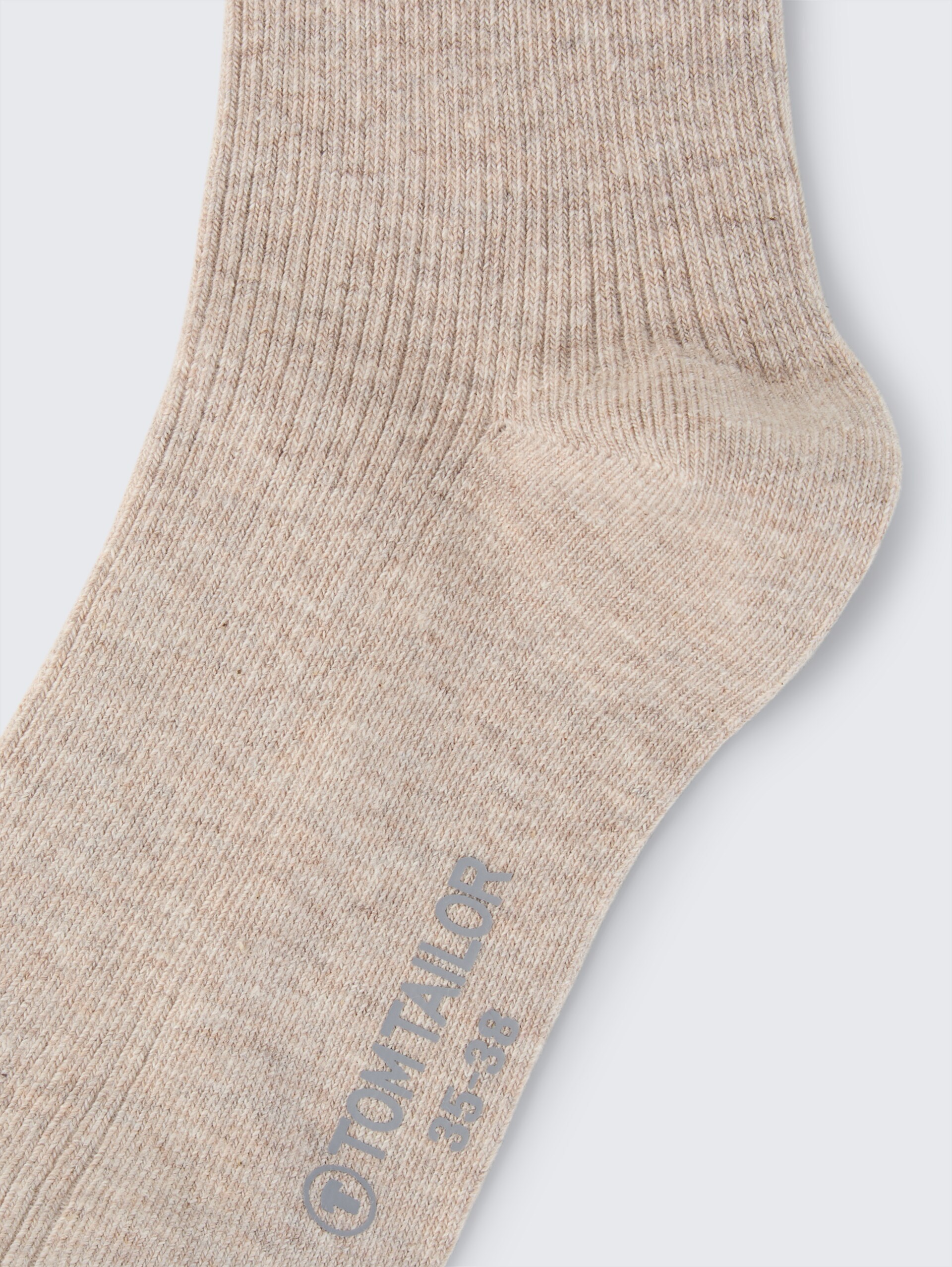 Socken im 2er-Pack - beige - Produkt-Detail-Ansicht
