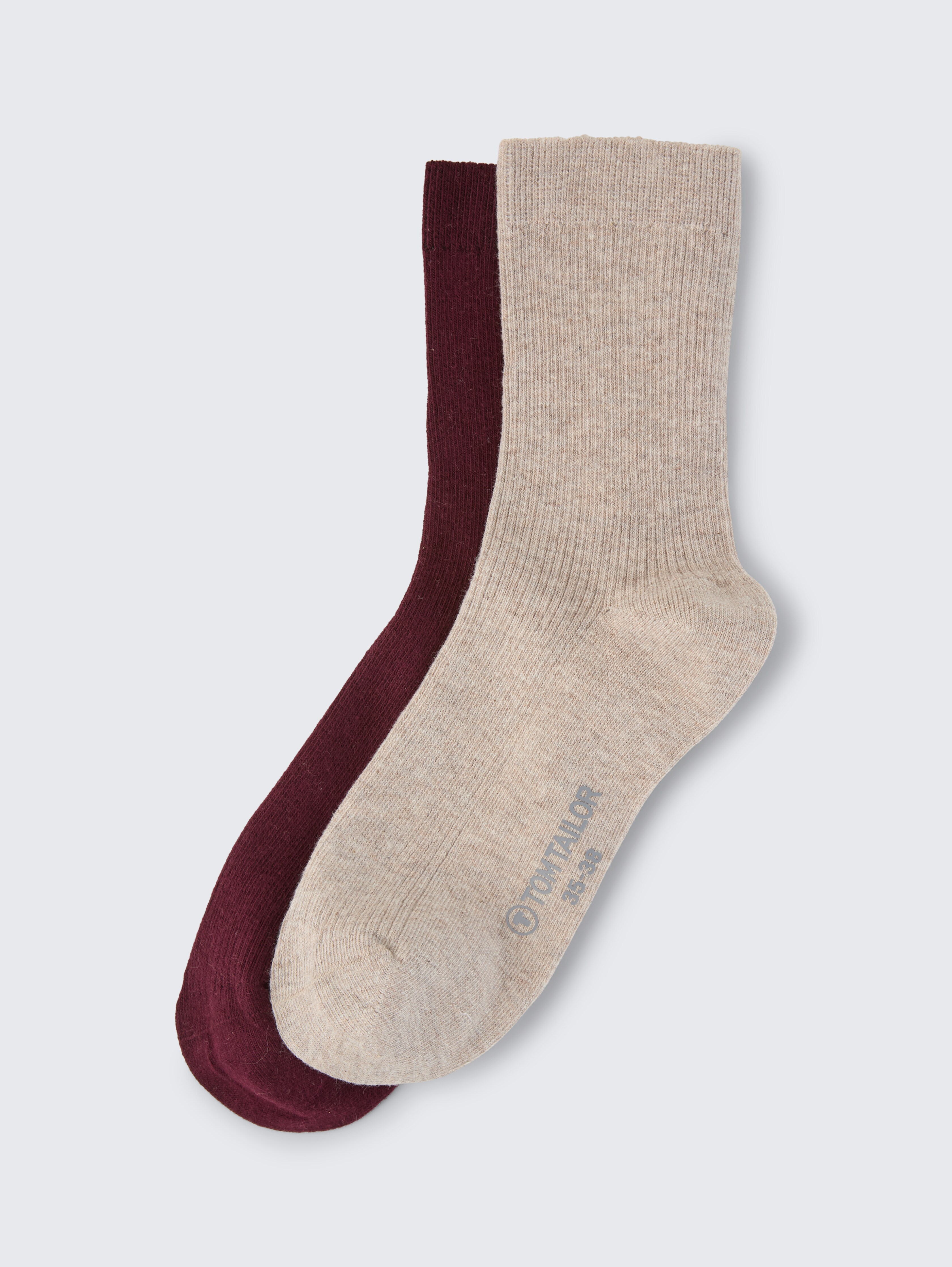 Socken im 2er-Pack von Women, beige