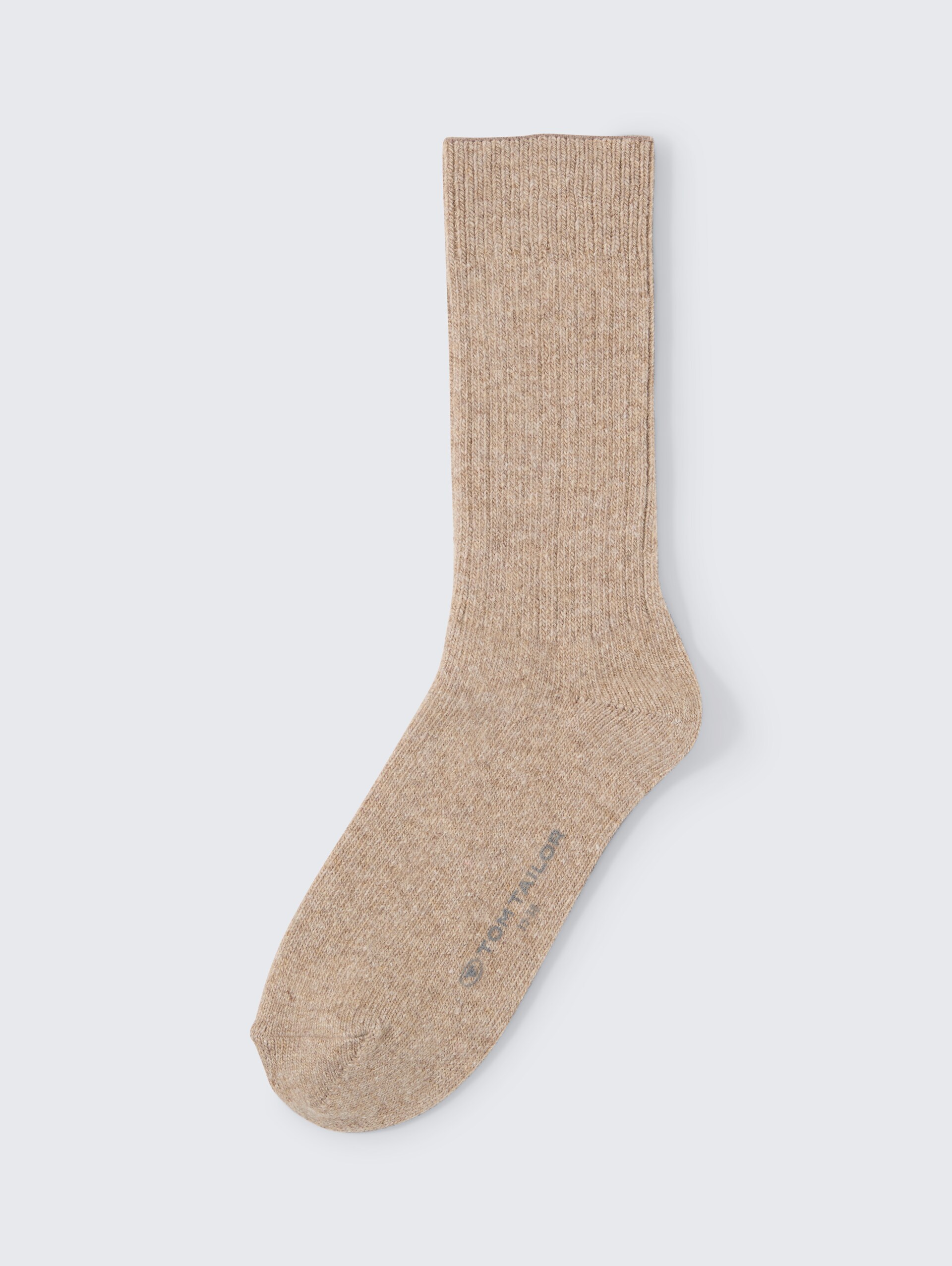 Socken mit Kaschmir-Anteil - stone - seitliche Produkt-Ansicht