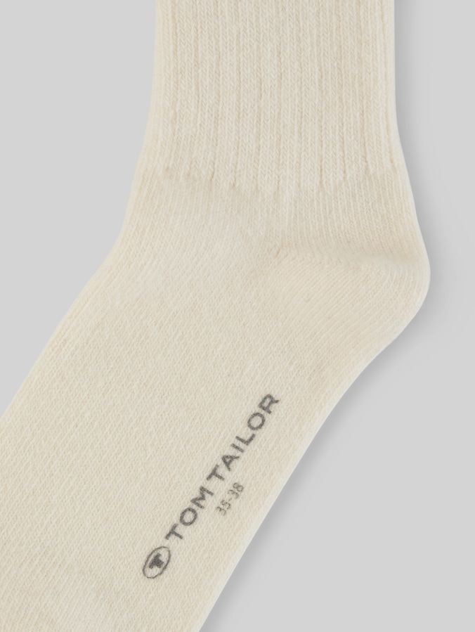 Sokken met kasjmier door Women, off white