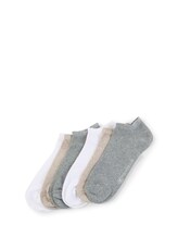 Ausgewählt, Sneakersocken im 6er-Pack von Tom Tailor, grau