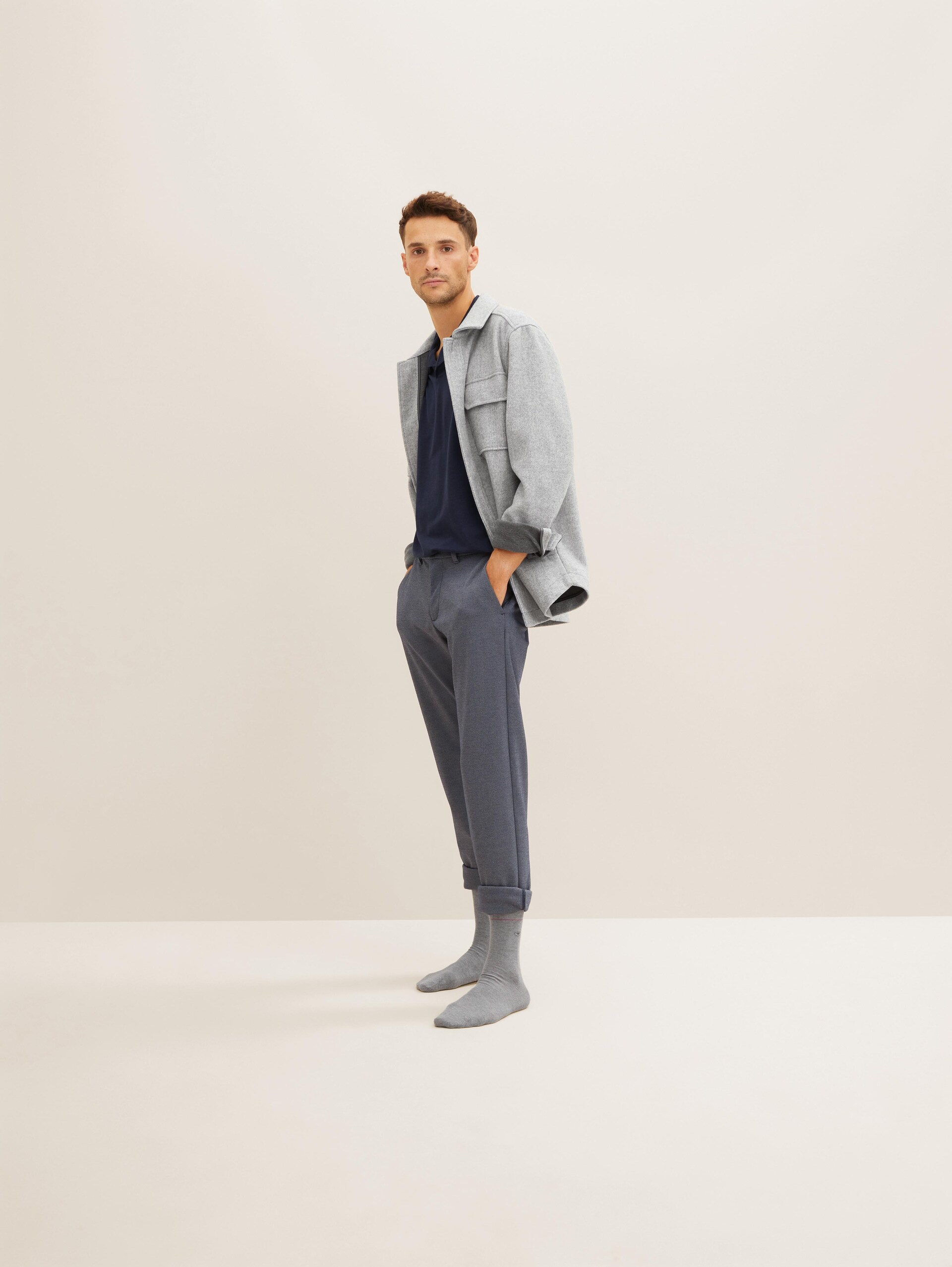 Sokken in een 7-dagen-doos - light grey melange