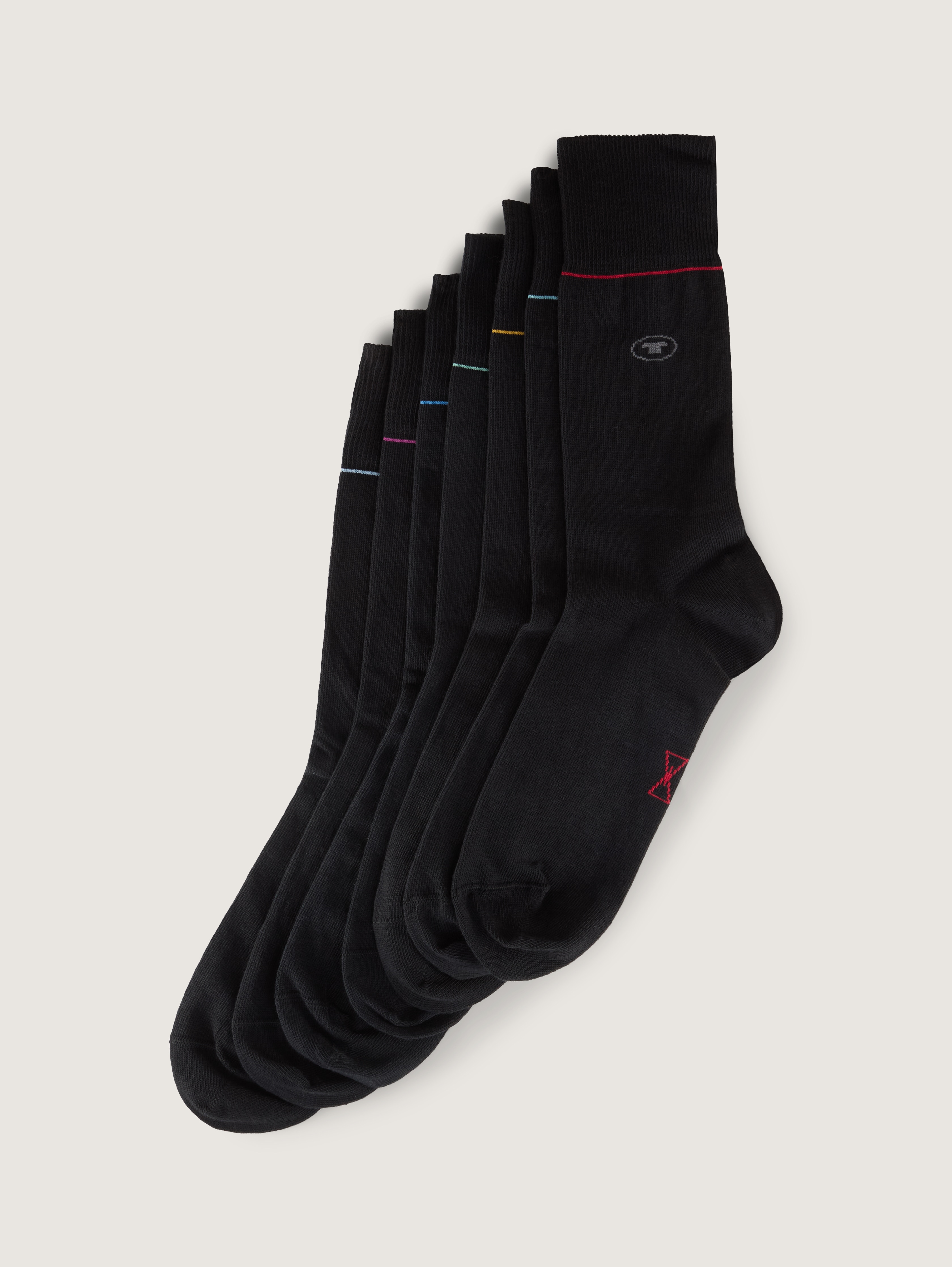 Socken in einer 7-Tage-Box von Men, black