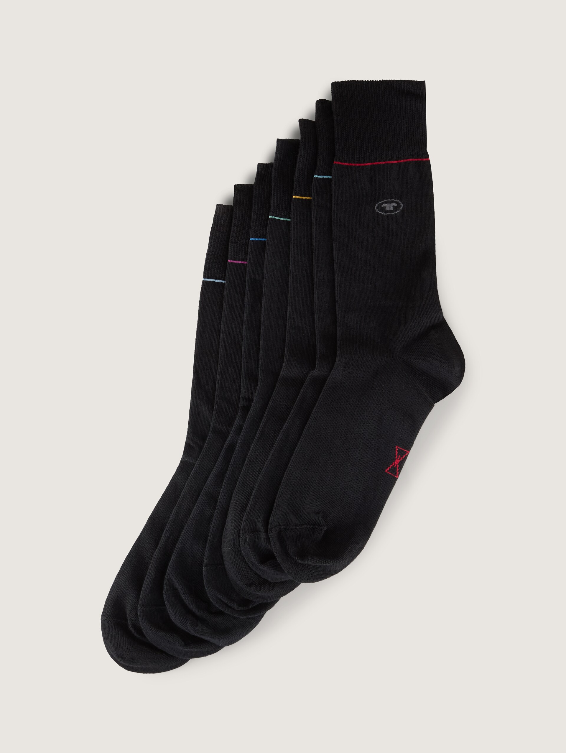 Sokken in een 7-dagen-doos - black - zijaanzicht product