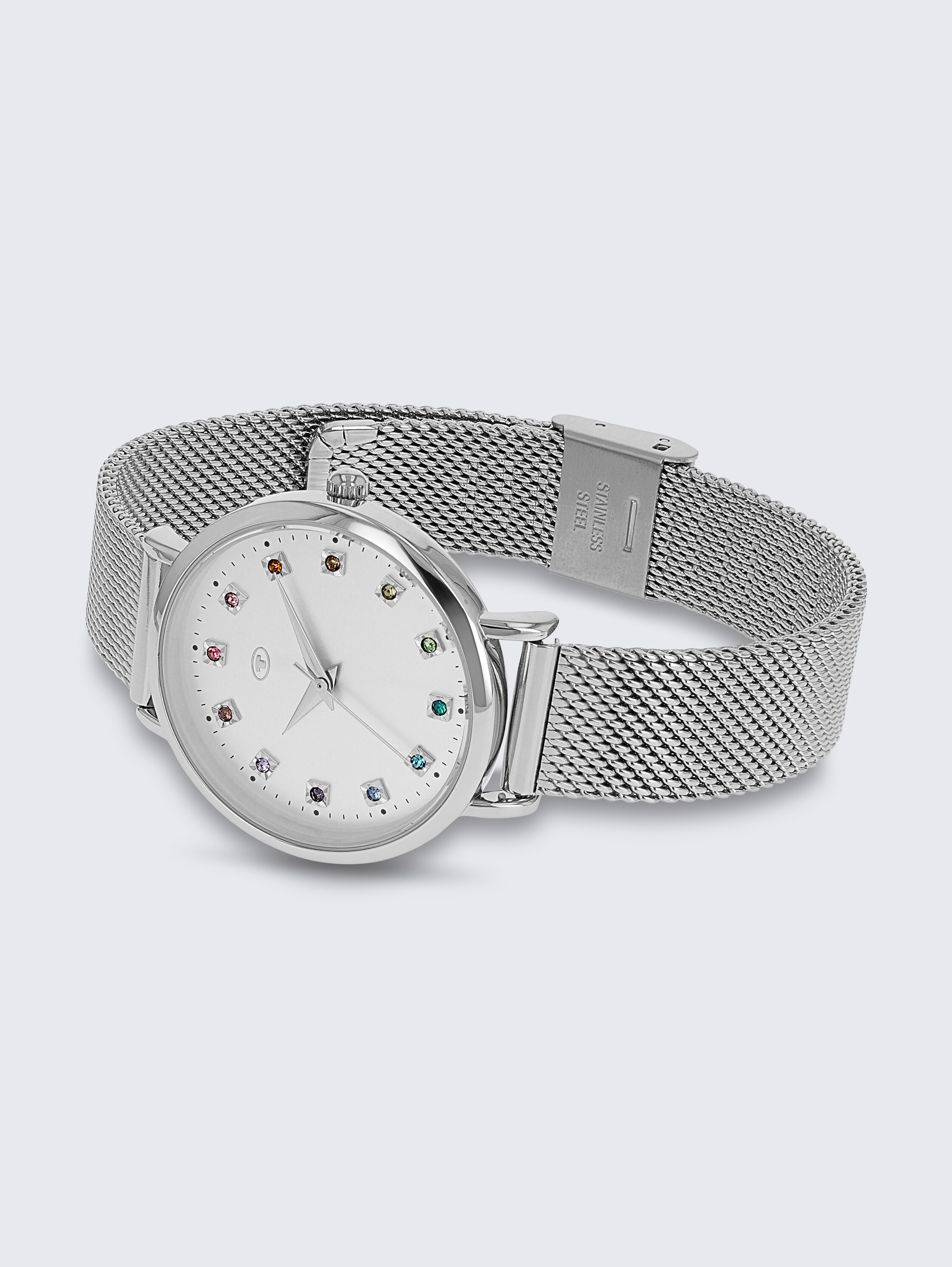 Armbanduhr aus Edelstahl silber mit 31,9mm - silver - 