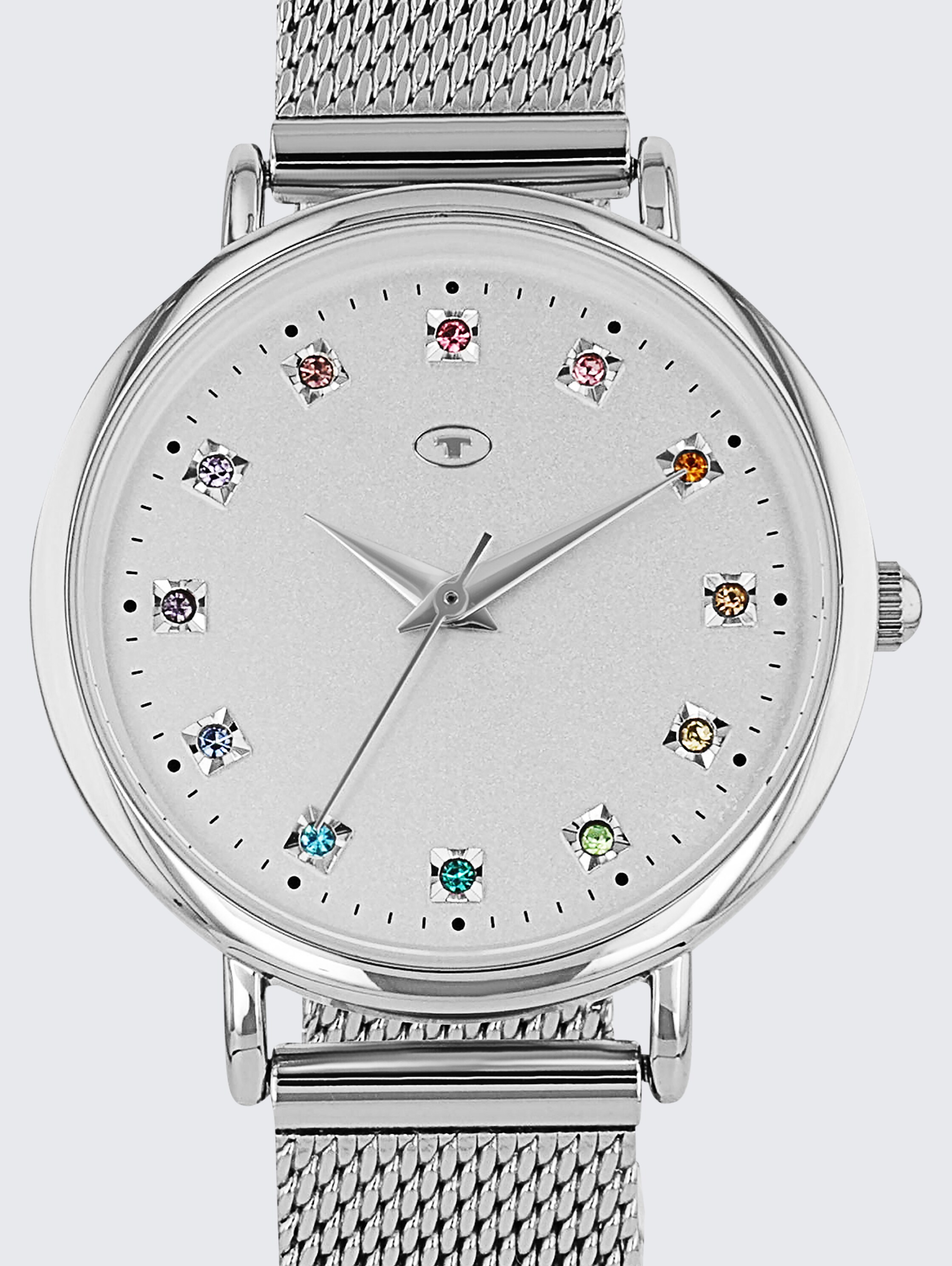 Armbanduhr aus Edelstahl silber mit 31,9mm - silver - 