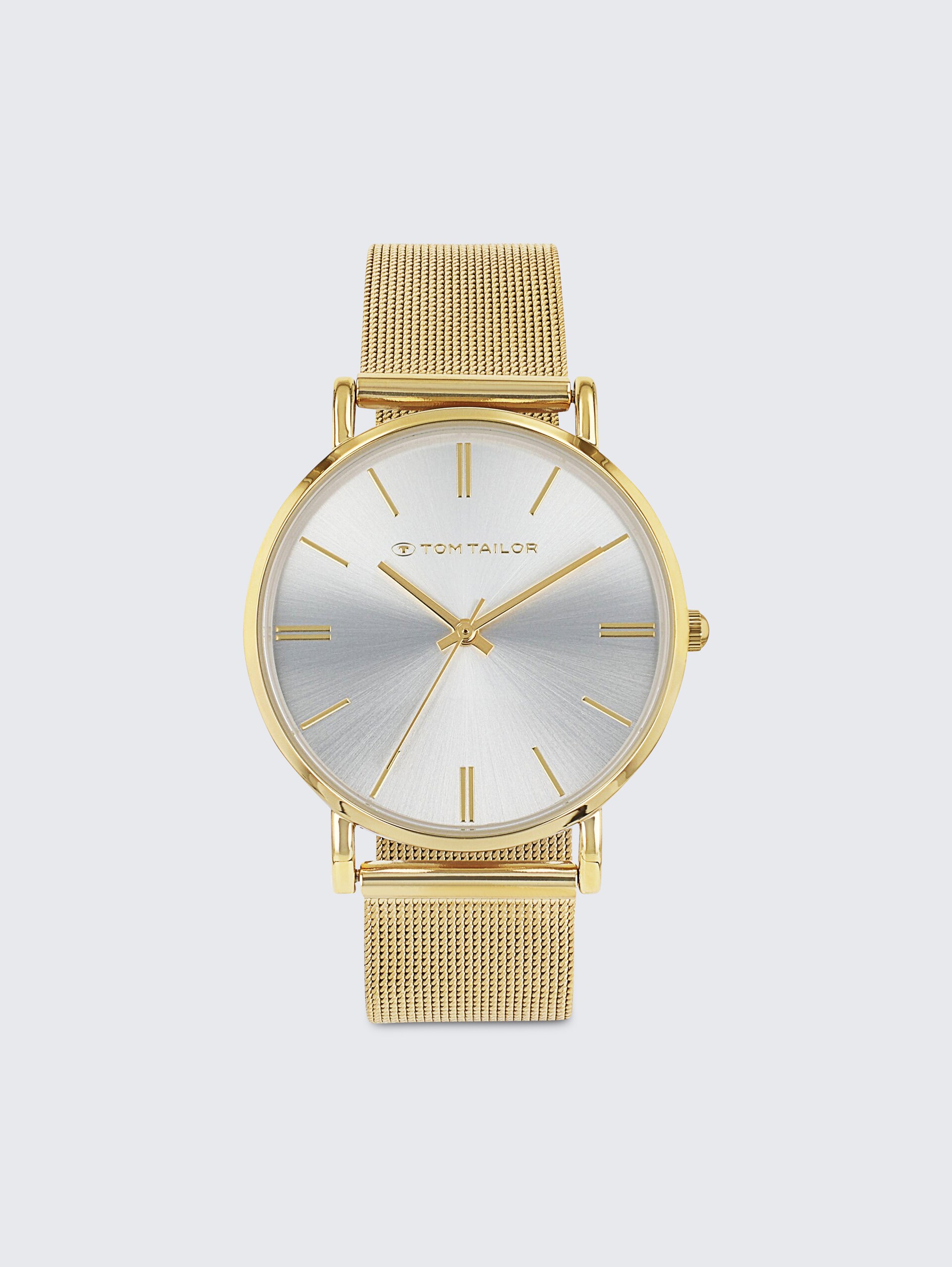 Armbanduhr aus Edelstahl gold mit 36mm - gold