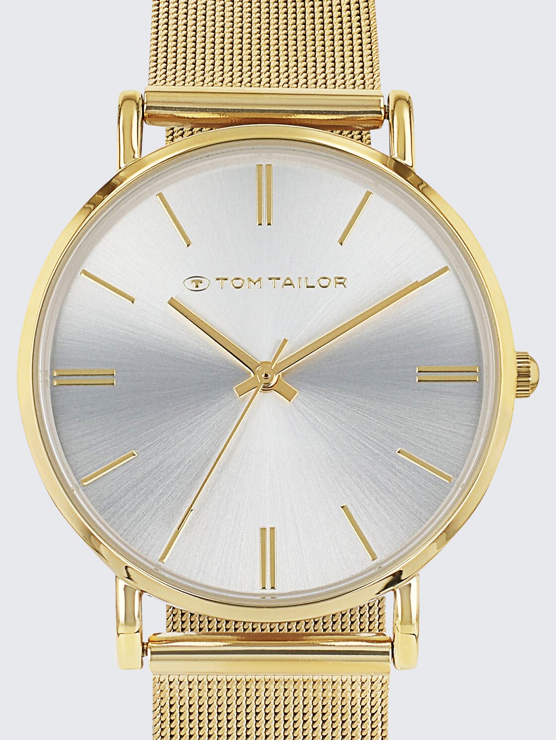 Armbanduhr aus Edelstahl gold mit 36mm - gold