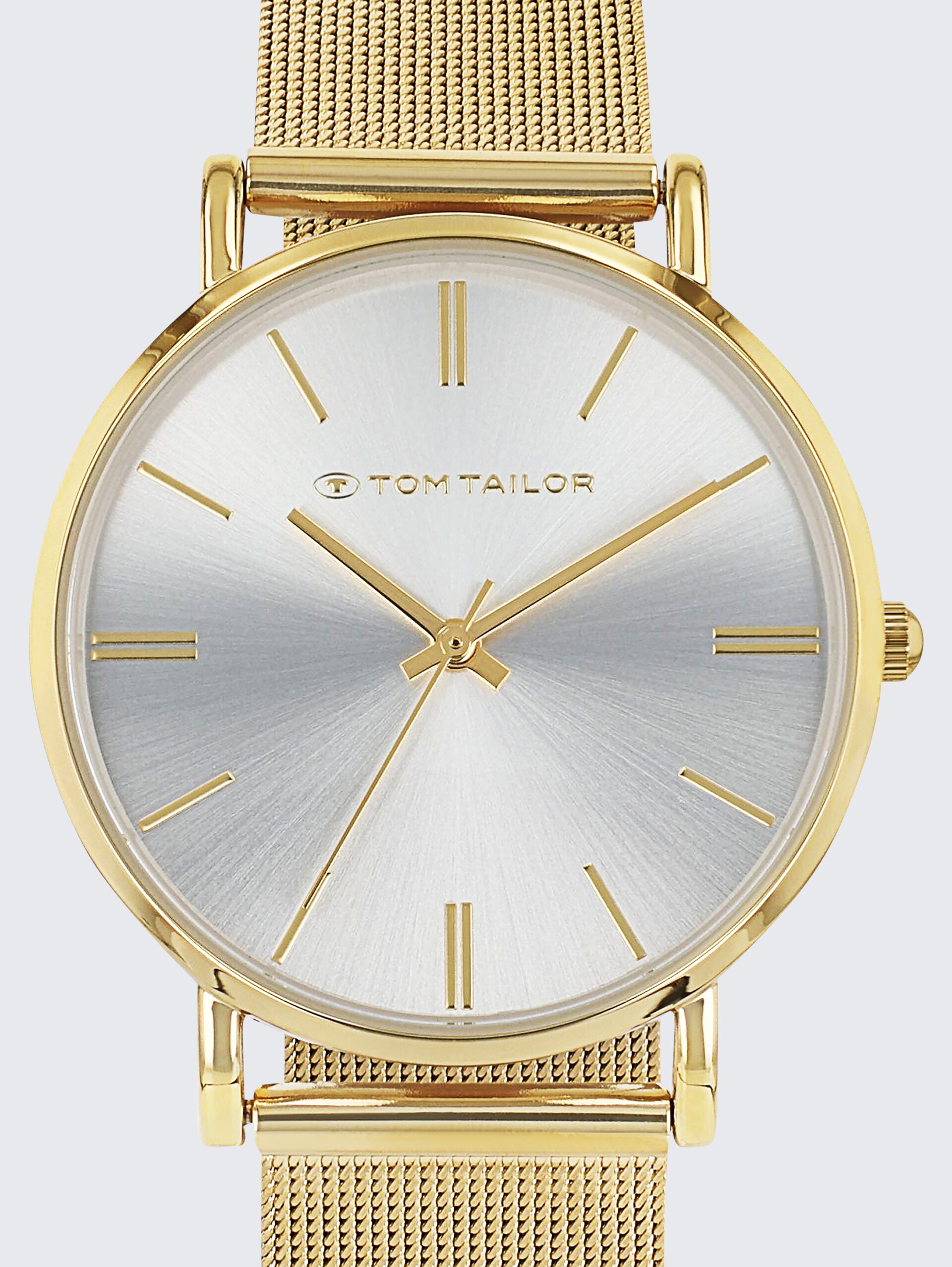 Armbanduhr aus Edelstahl gold mit 36mm - gold