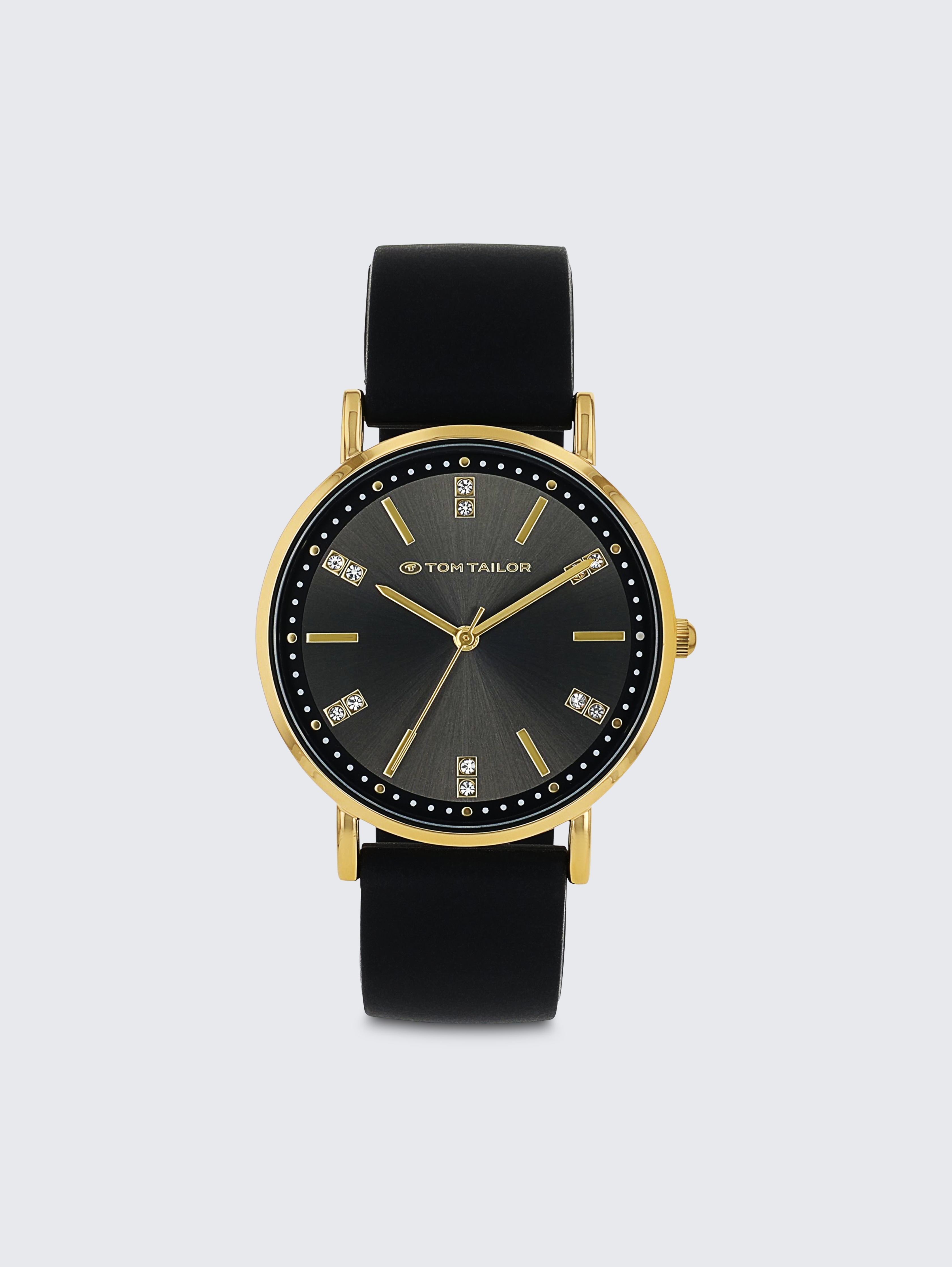 Armbanduhr gold - Ziffernblatt schwarz mit 36mm von Women, gold