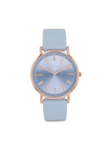 Ausgewählt, Armbanduhr Roségold - Ziffernblatt blau mit 36mm von Tom Tailor, rosegold