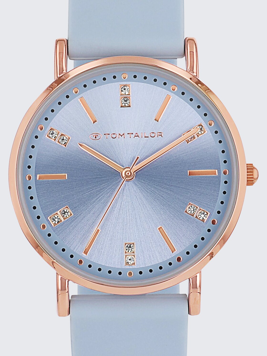 Armbanduhr Roségold - Ziffernblatt blau mit 36mm - rose gold