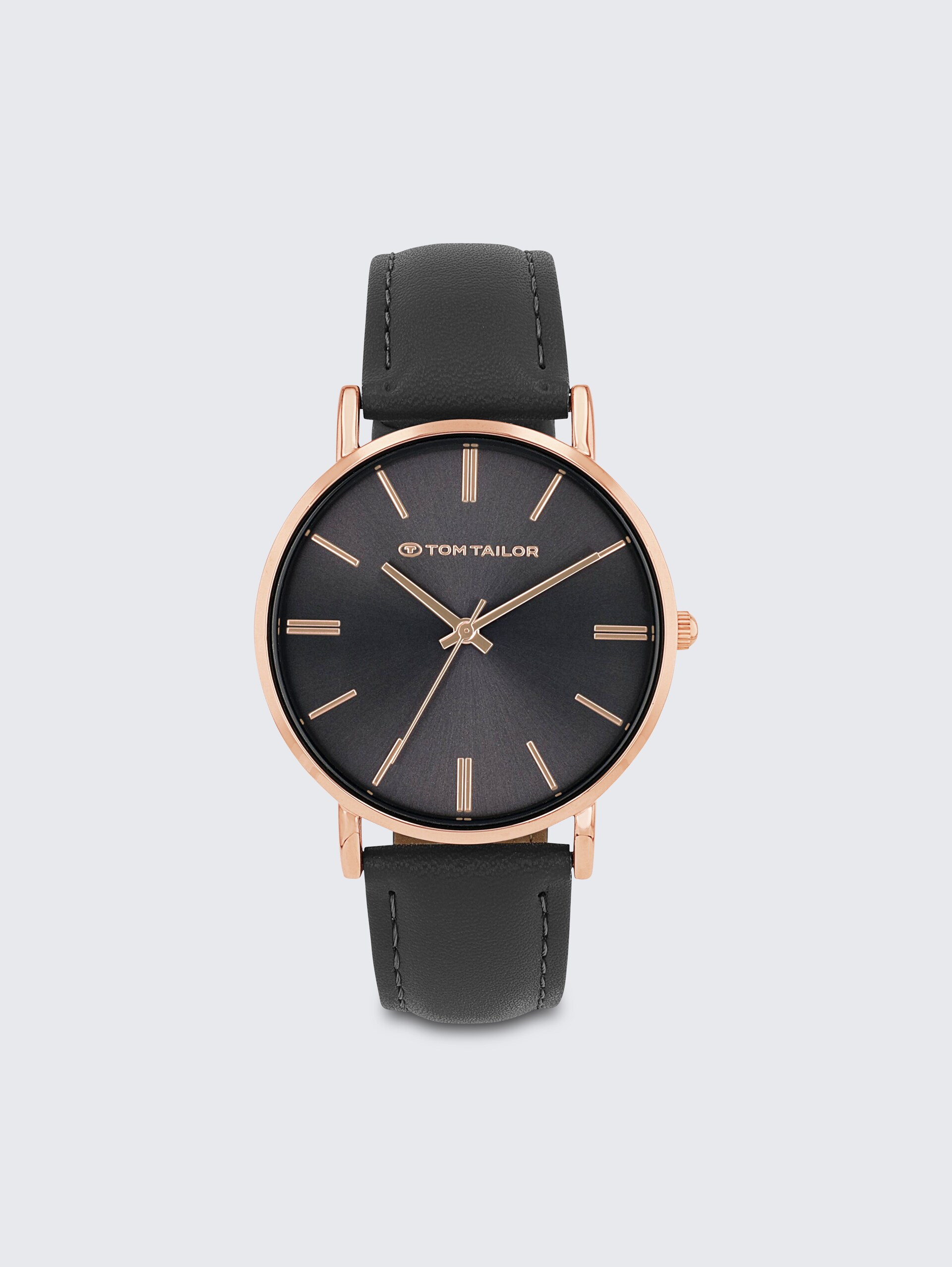 Armbanduhr Roségold - Ziffernblatt grau mit 36mm - rose gold