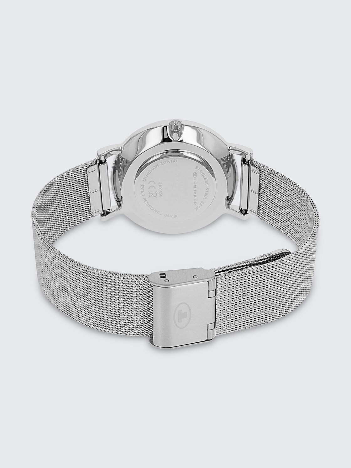 Armbanduhr aus Edelstahl silber mit 36mm - silver