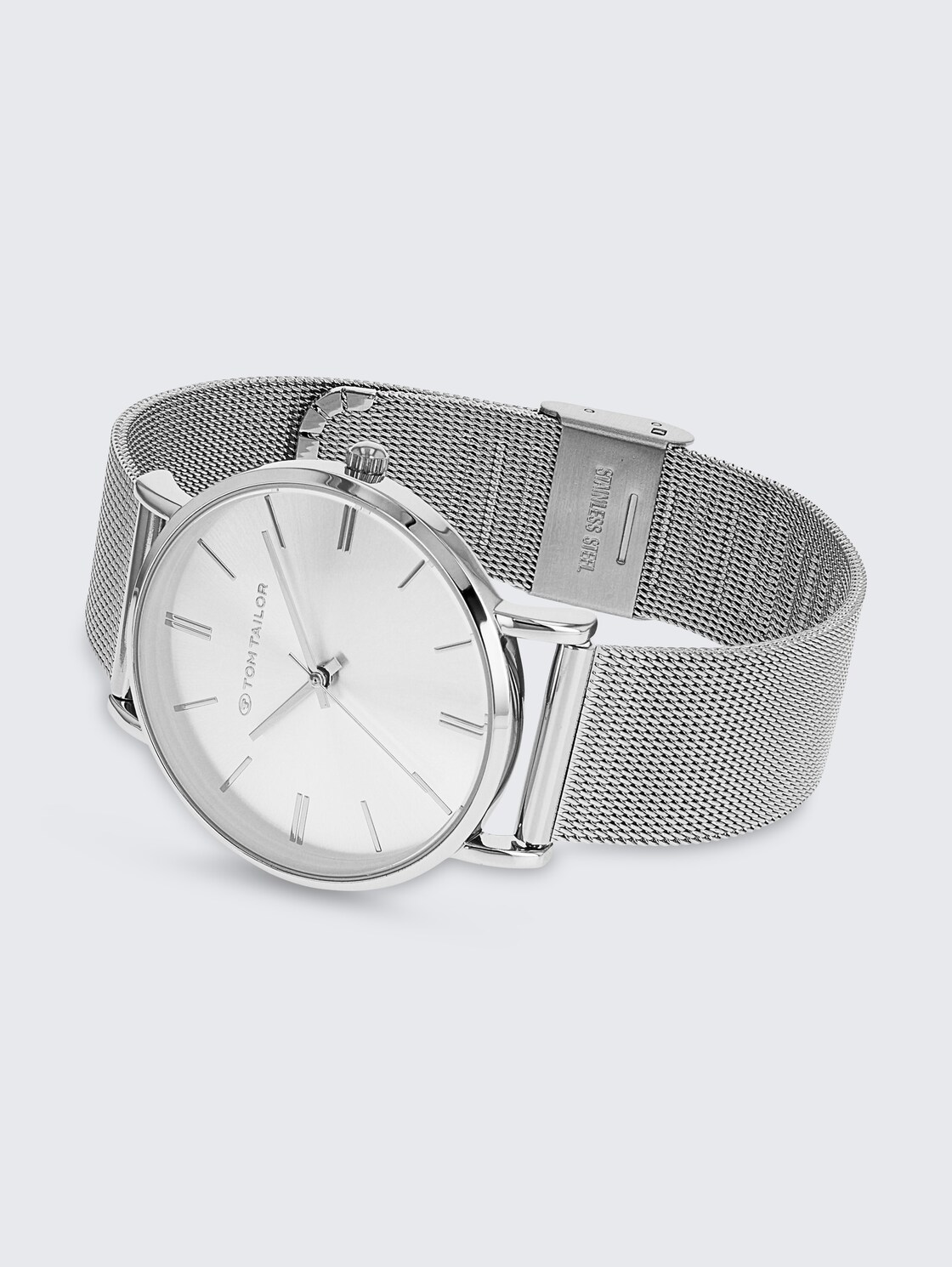 Armbanduhr aus Edelstahl silber mit 36mm - silver