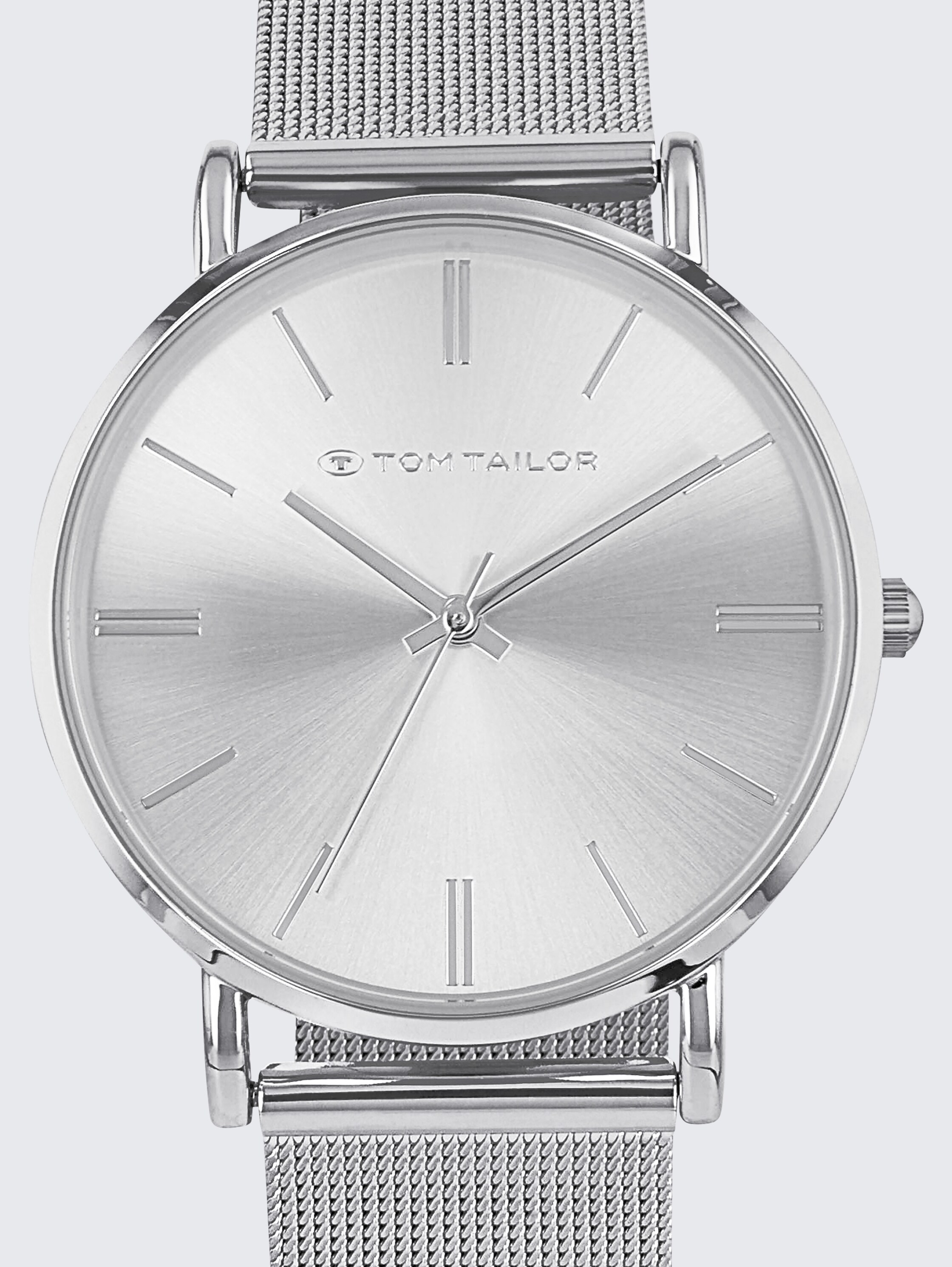 Armbandhorloge van zilverkleurig roestvrij staal met 36 mm - silver - 