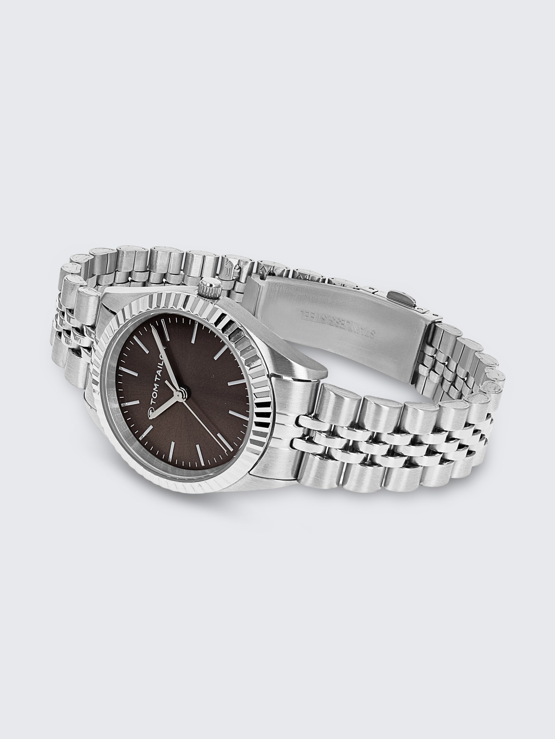 Armbanduhr aus Edelstahl silber mit 31mm - silver