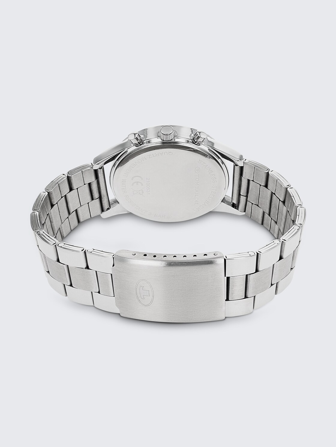 Armbanduhr aus Edelstahl silber mit 42mm - silver