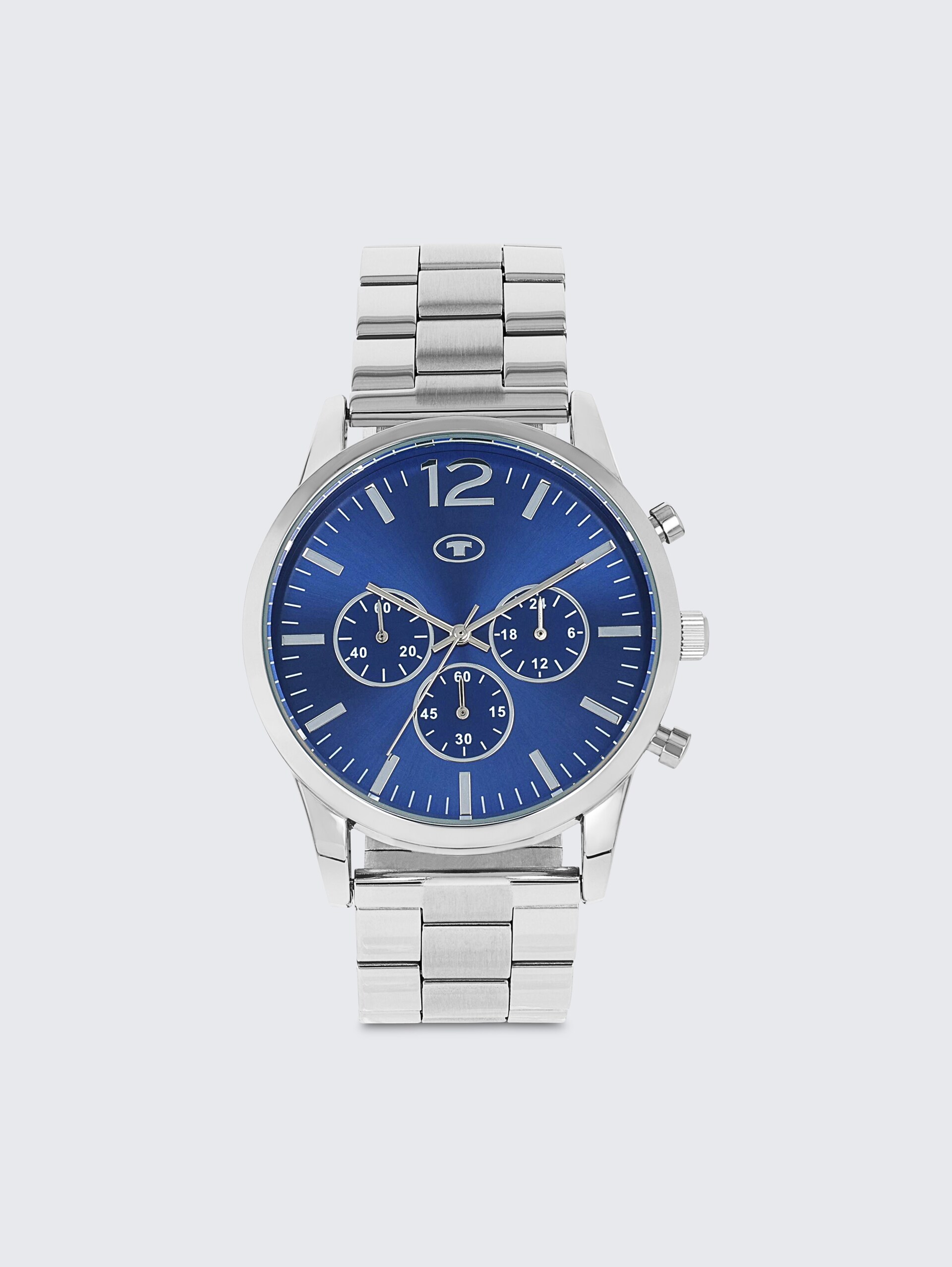 Armbanduhr aus Edelstahl silber mit 42mm - silver