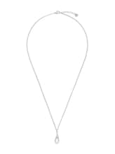 Ausgewählt, Halskette mit Anhänger aus Edelstahl silber von Tom Tailor, silber