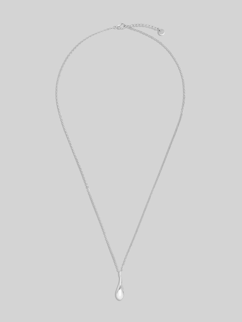 Halskette mit Anhänger aus Edelstahl silber von Women, silver