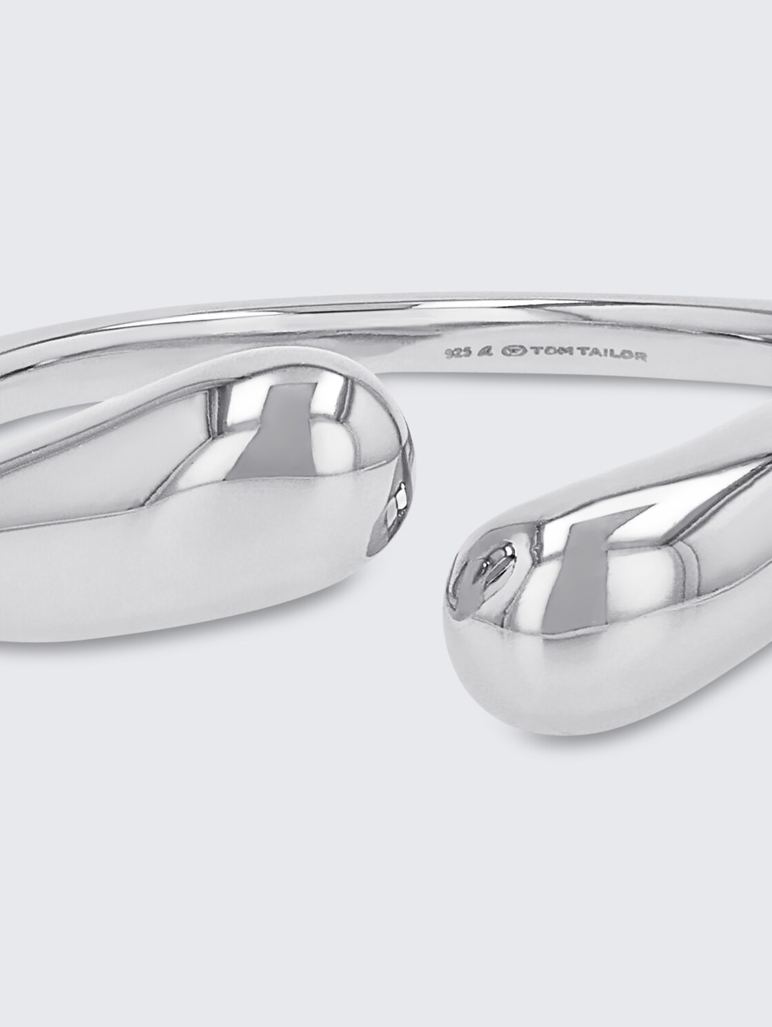 Fingerring aus Edelstahl silber - silver