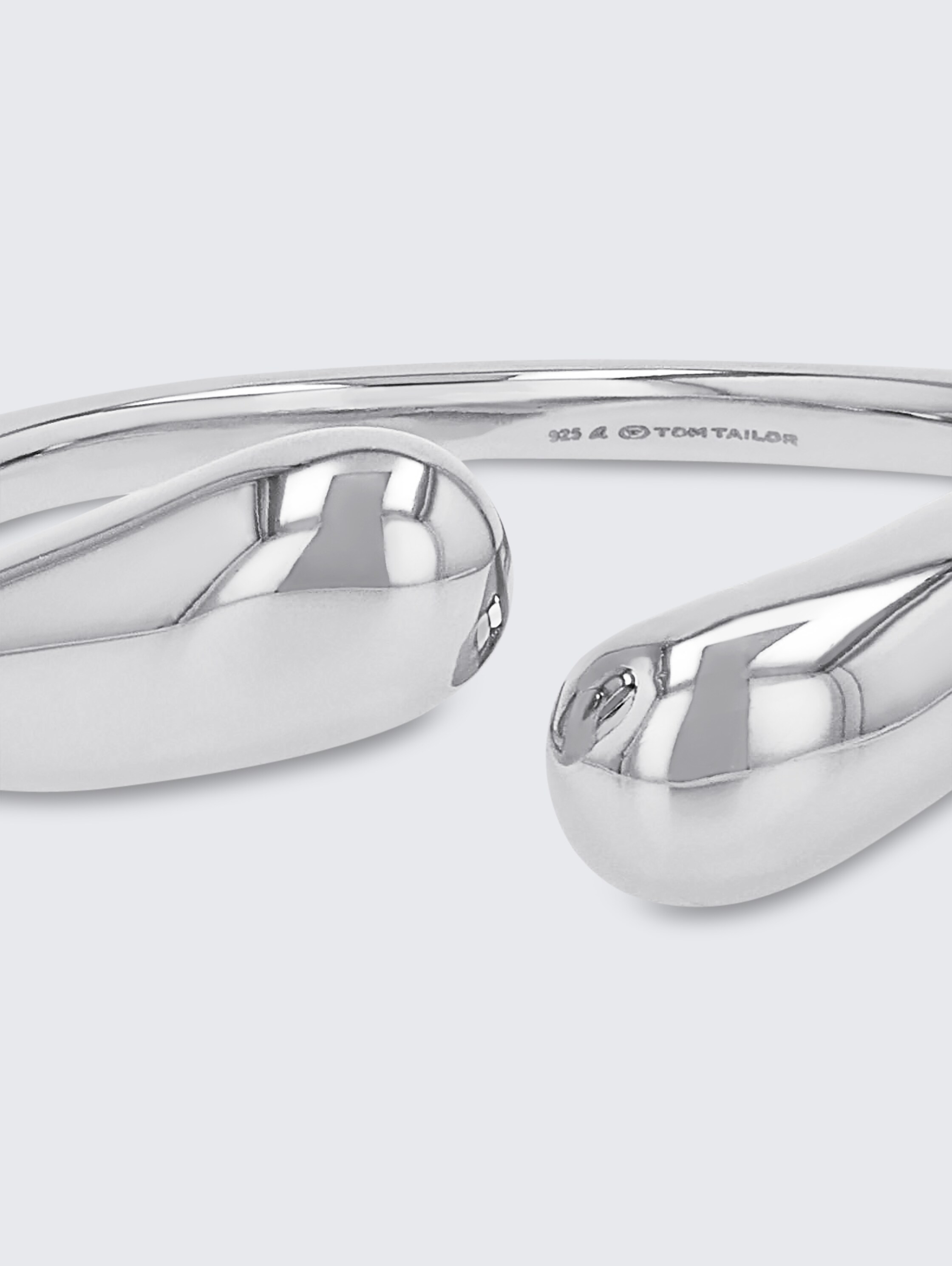 Stainless steel silver finger ring - silver - 