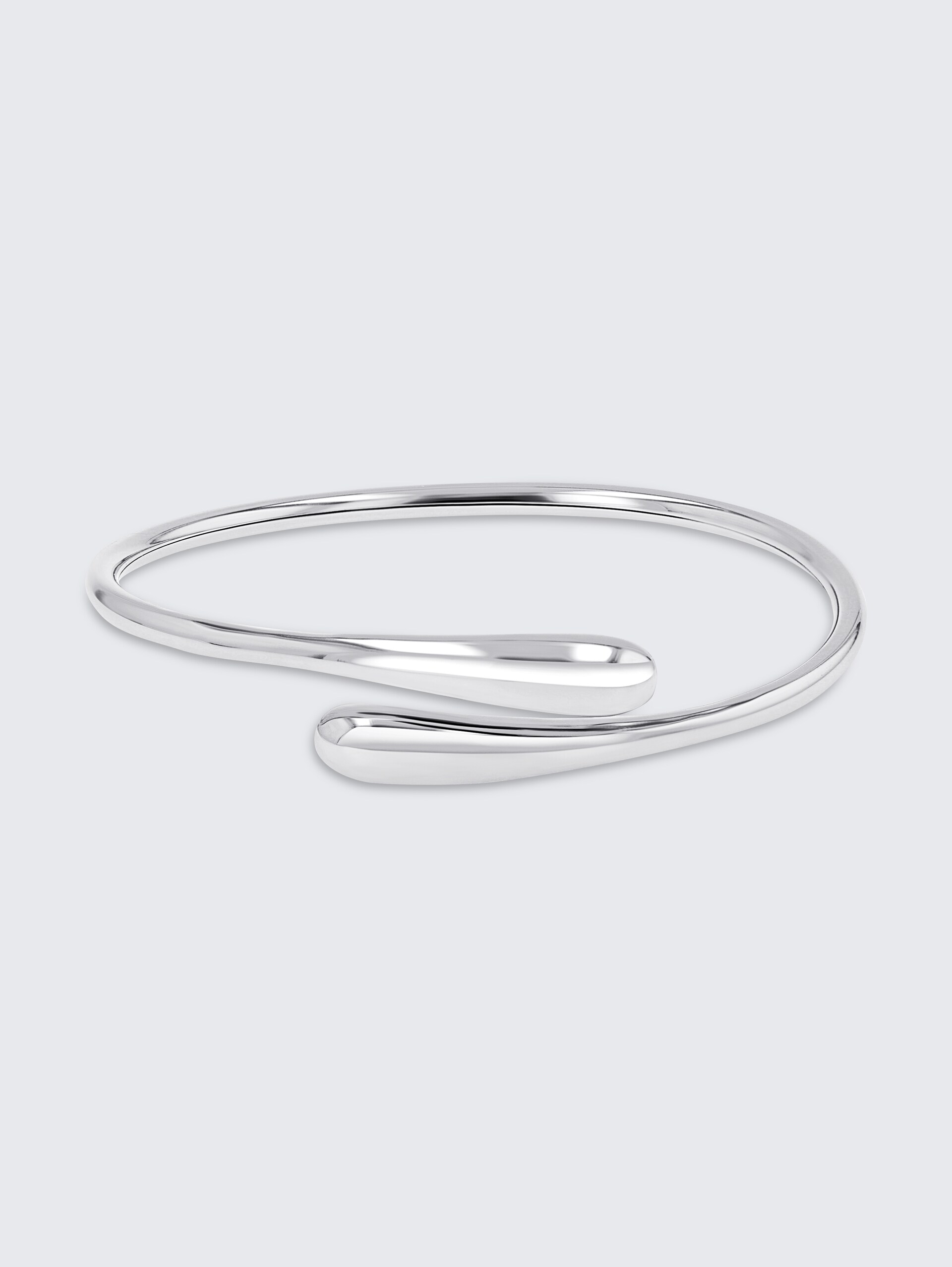Armband van roestvrij staal zilver - silver
