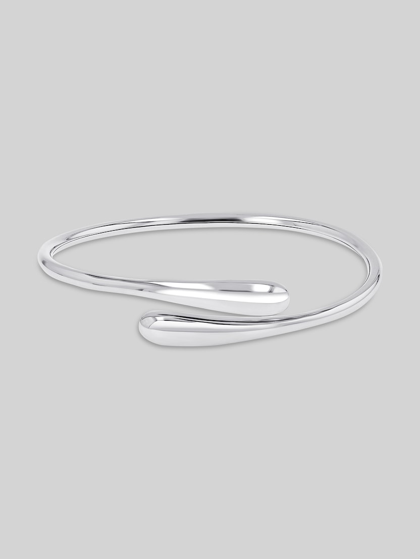 Stainless steel silver bracelet by Women, silver