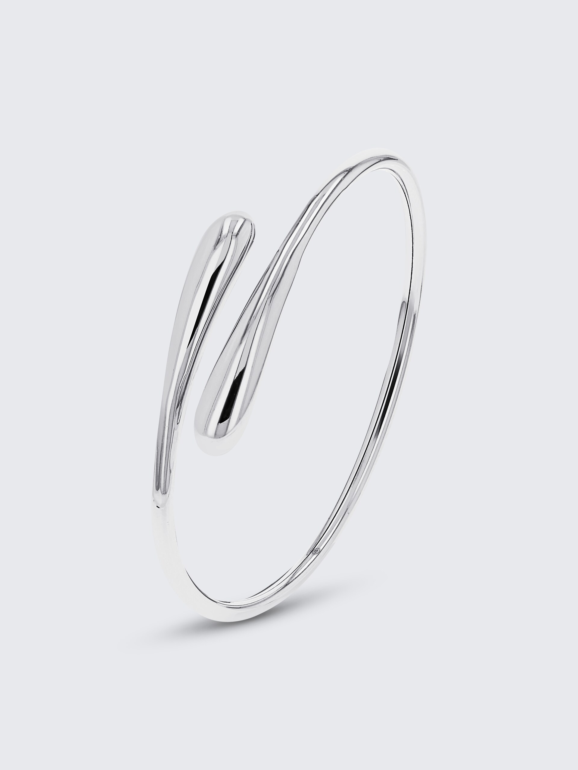 Armband van roestvrij staal zilver - silver