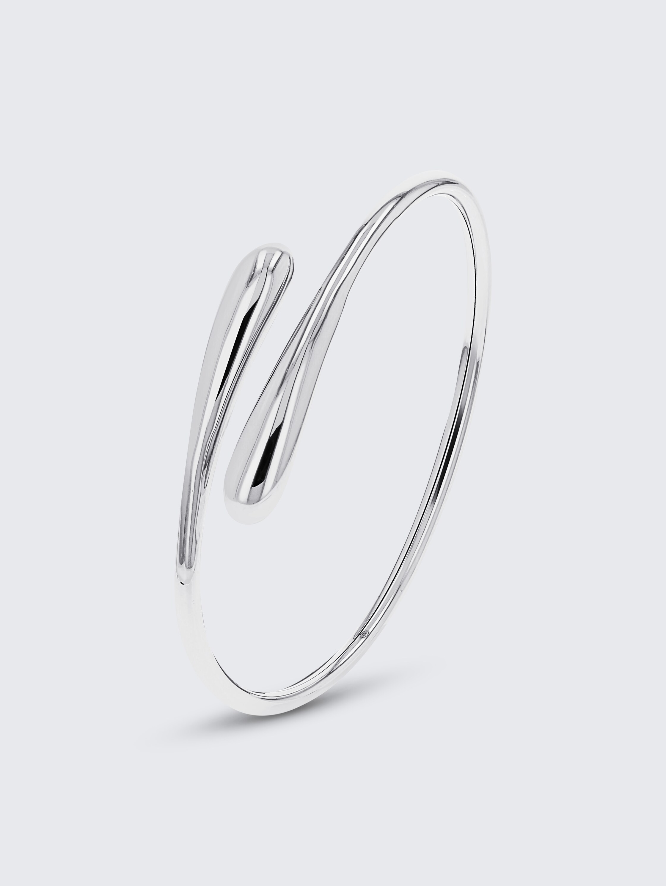 Stainless steel silver bracelet - silver - 