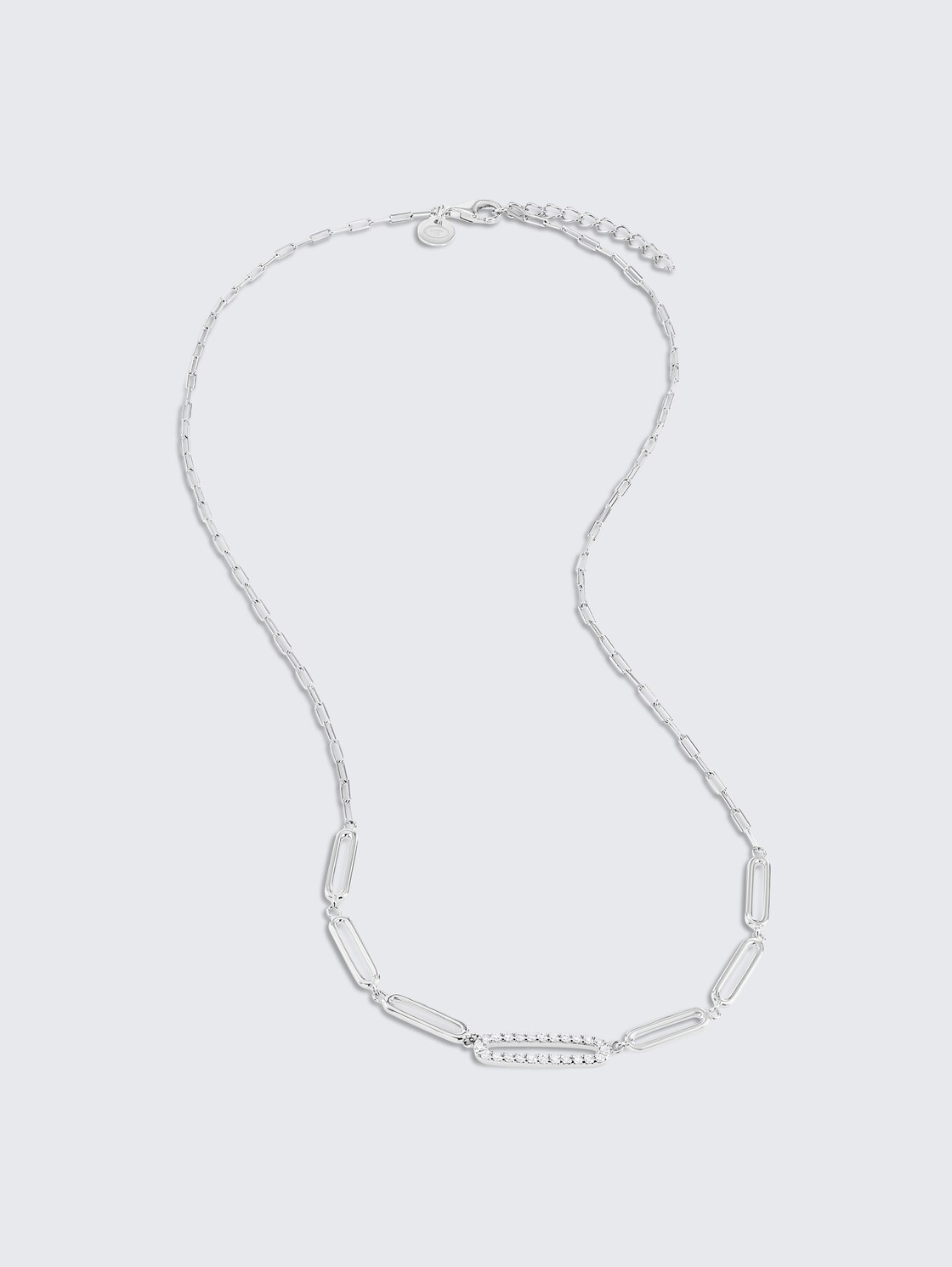 Collier Silber 925 - Stein Zirkonia weiß - silver