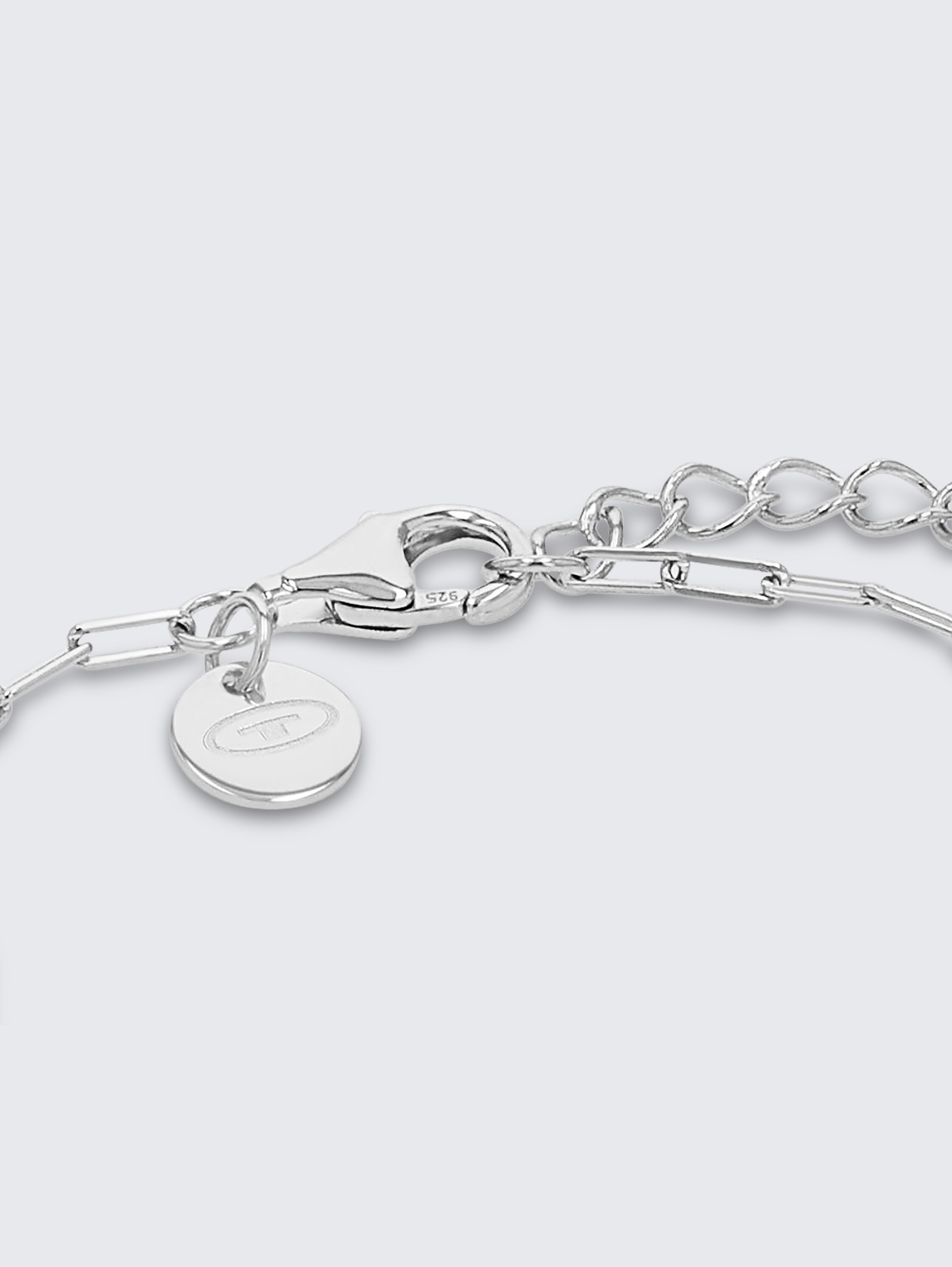 Armband zilver 925 | Steen zirkonia wit - silver - 