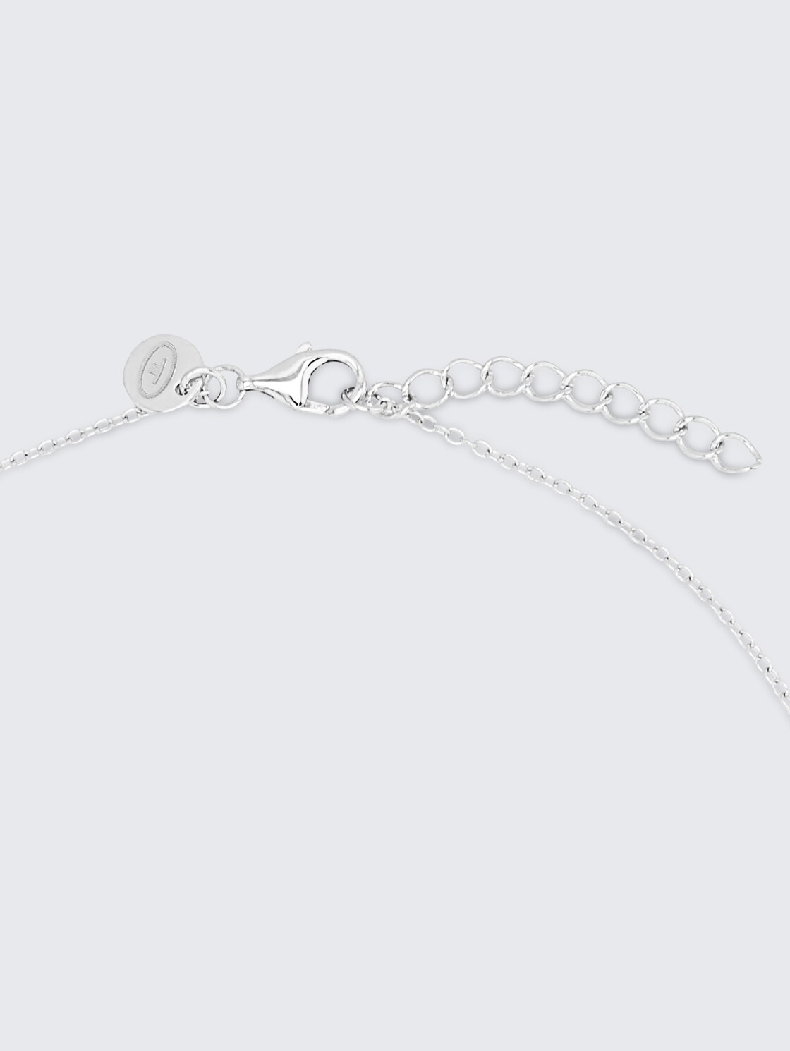 Halskette mit Anhänger Silber 925 - Stein Zirkonia weiß - silver