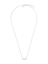 Ausgewählt, Halskette mit Infinity Anhänger Silber 925 - Stein Zirkonia weiß von Tom Tailor, silber