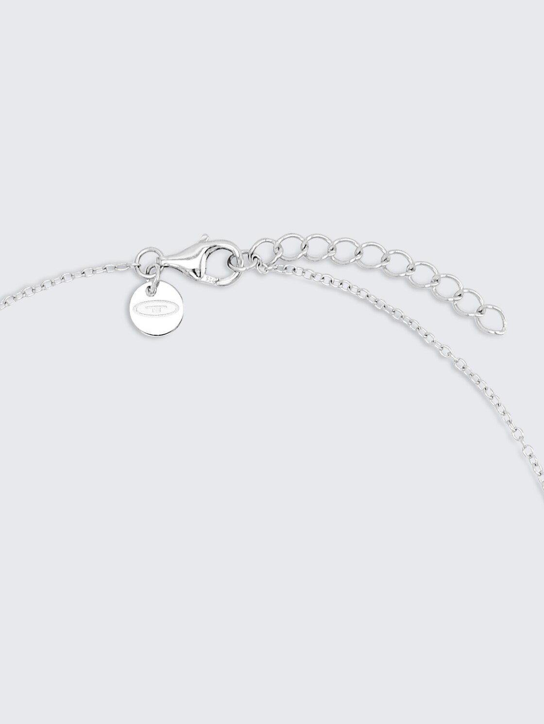 Halskette mit Infinity Anhänger Silber 925 - Stein Zirkonia weiß - silver