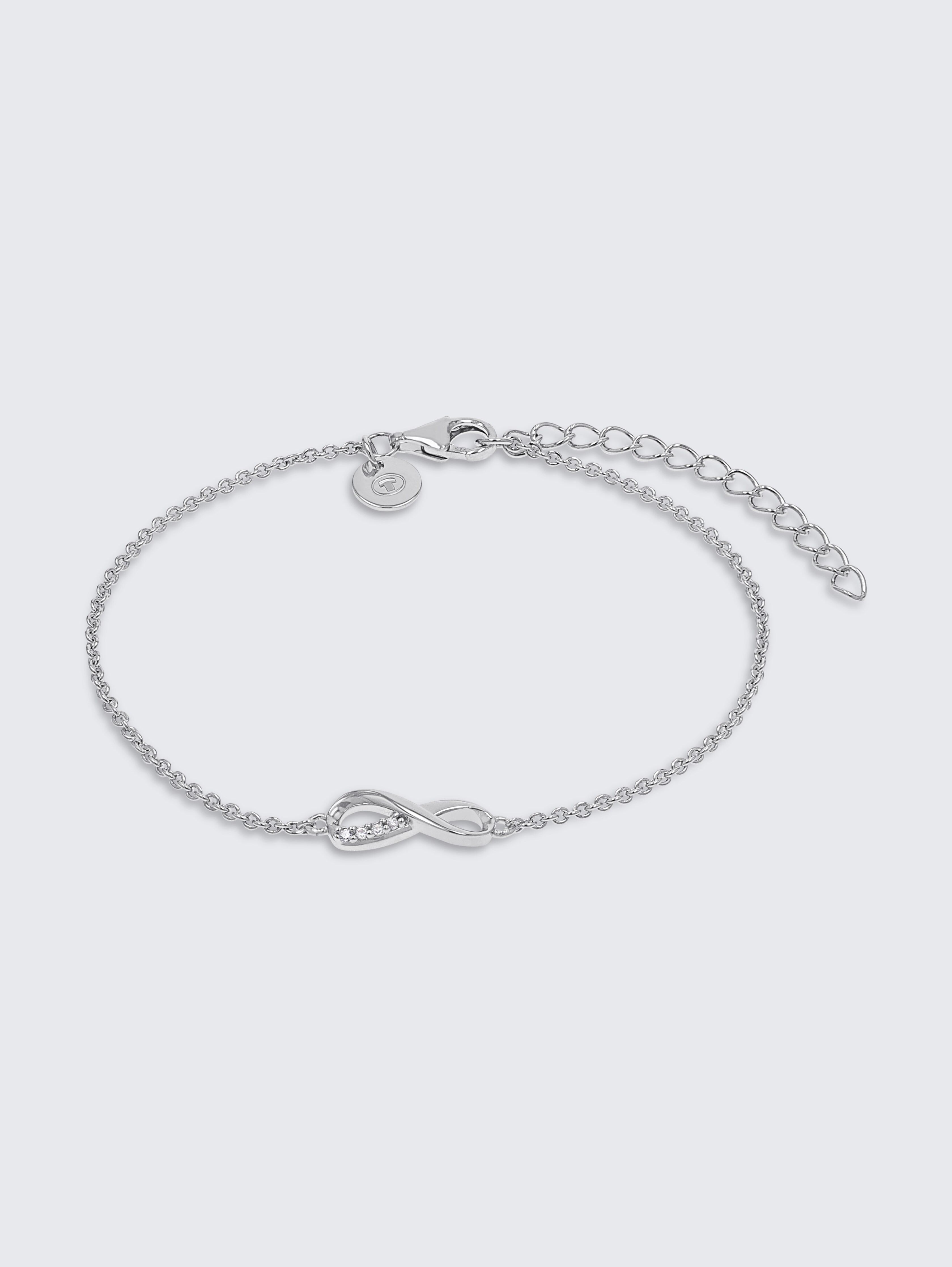 Armband Infinity Silber 925 - Stein Zirkonia weiß von Women, silver