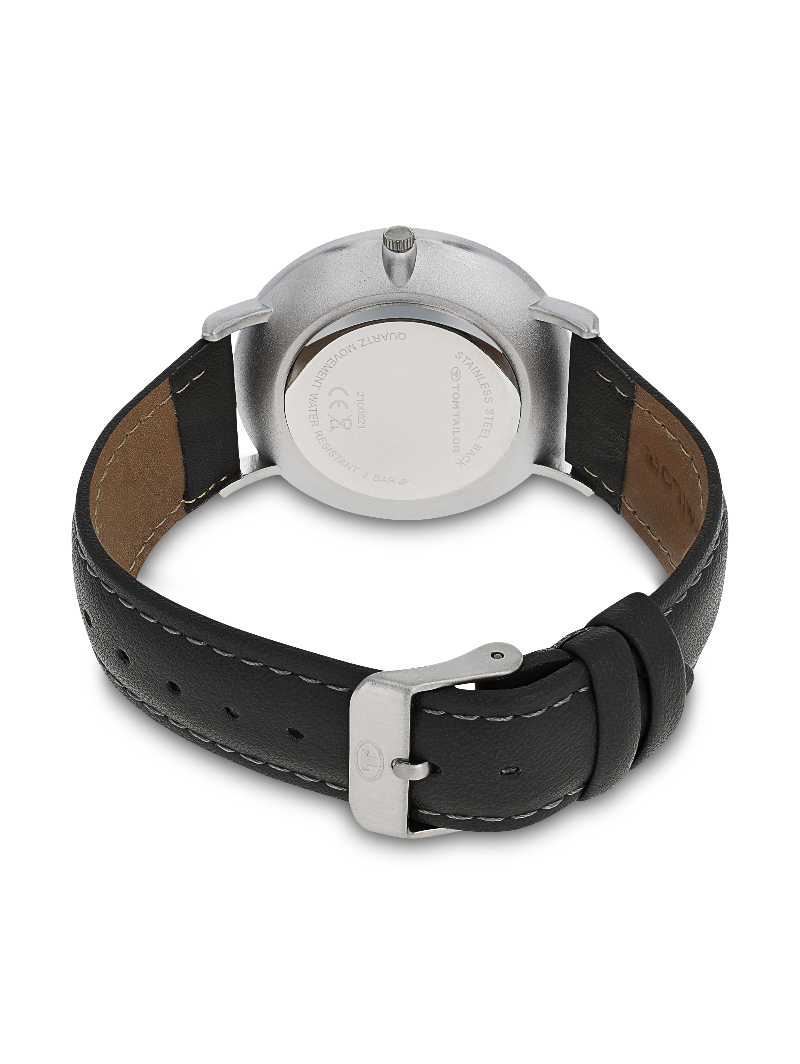 Armbanduhr silber - Ziffernblatt grau mit 40mm - silver