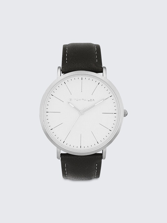 Armbanduhr silber - Ziffernblatt grau mit 40mm von Men, silver