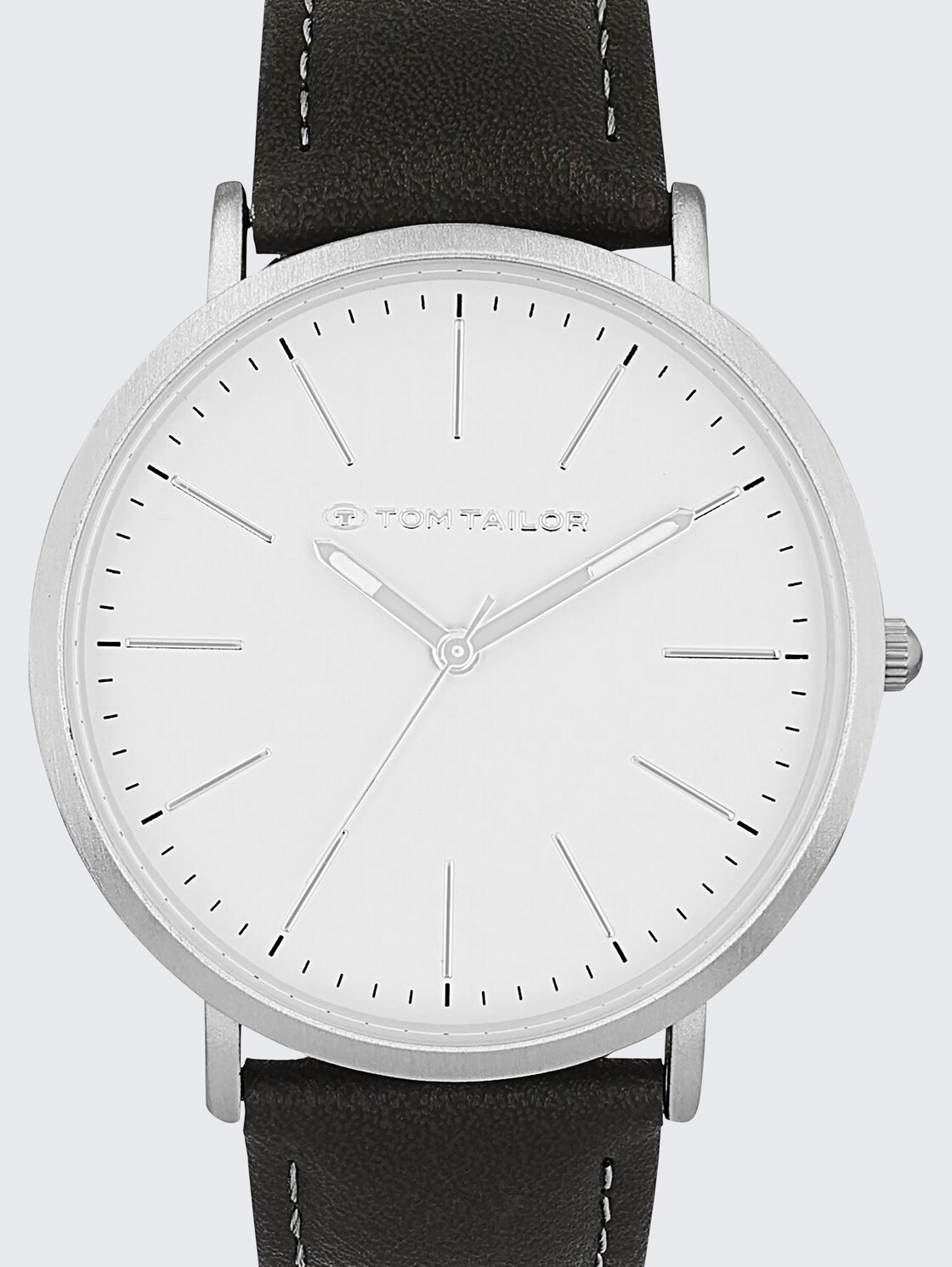 Armbanduhr silber - Ziffernblatt grau mit 40mm - silver