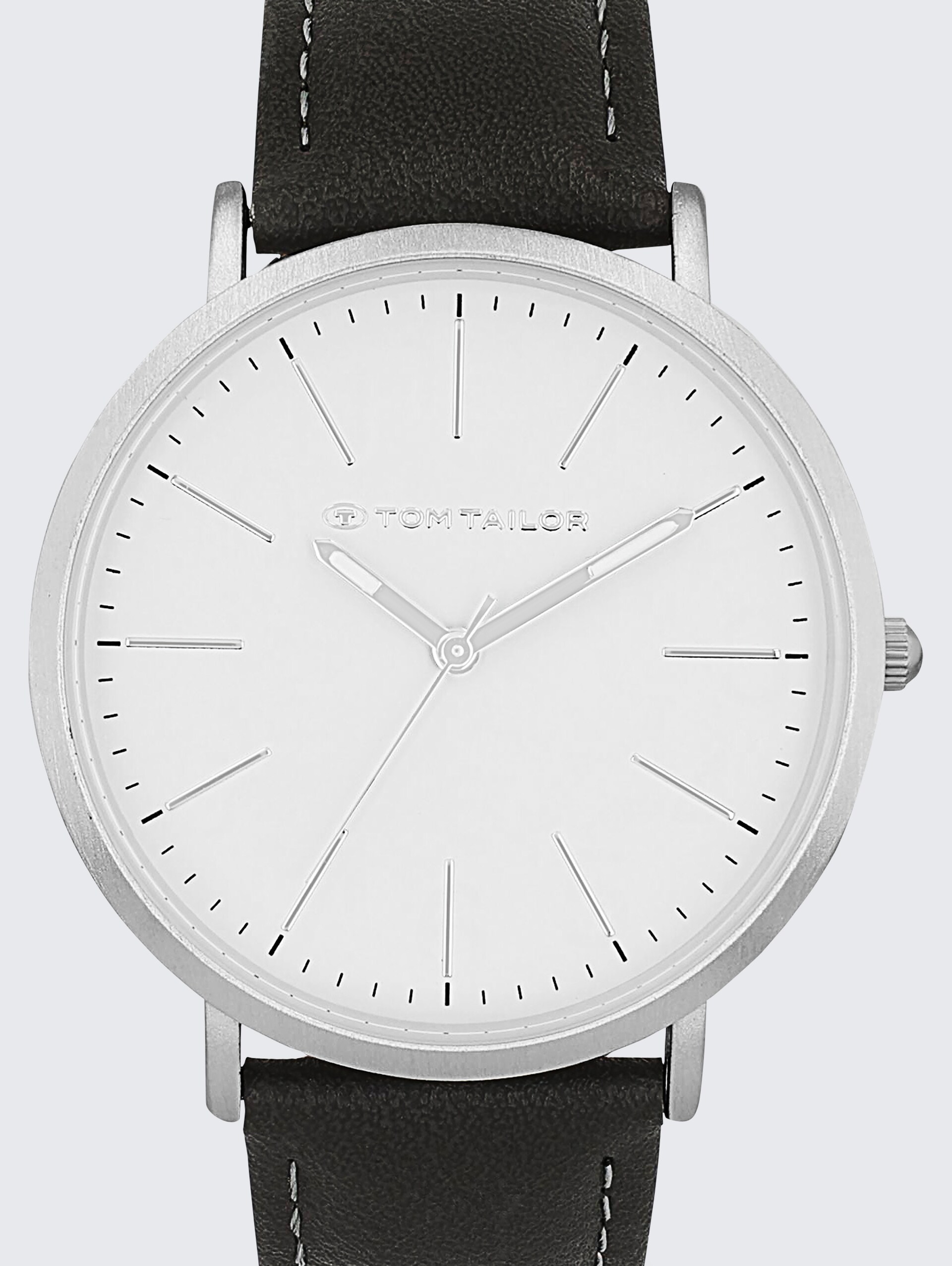 Armbanduhr silber - Ziffernblatt grau mit 40mm - silver