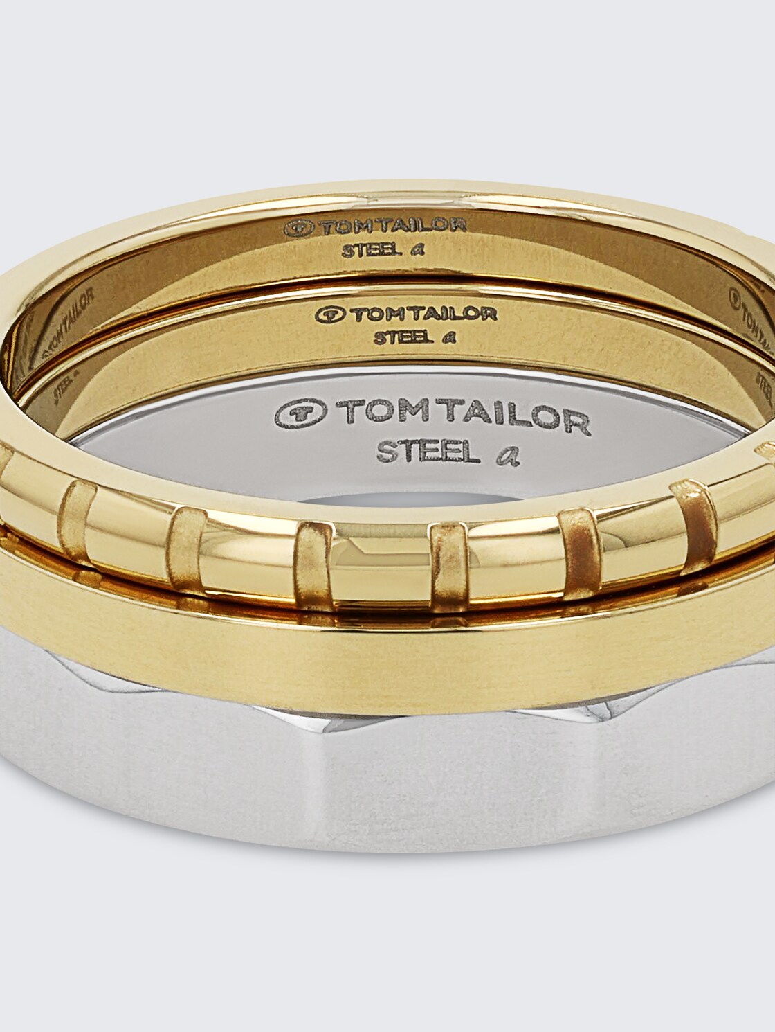 Steckring aus Edelstahl mehrfarbig - multi-color