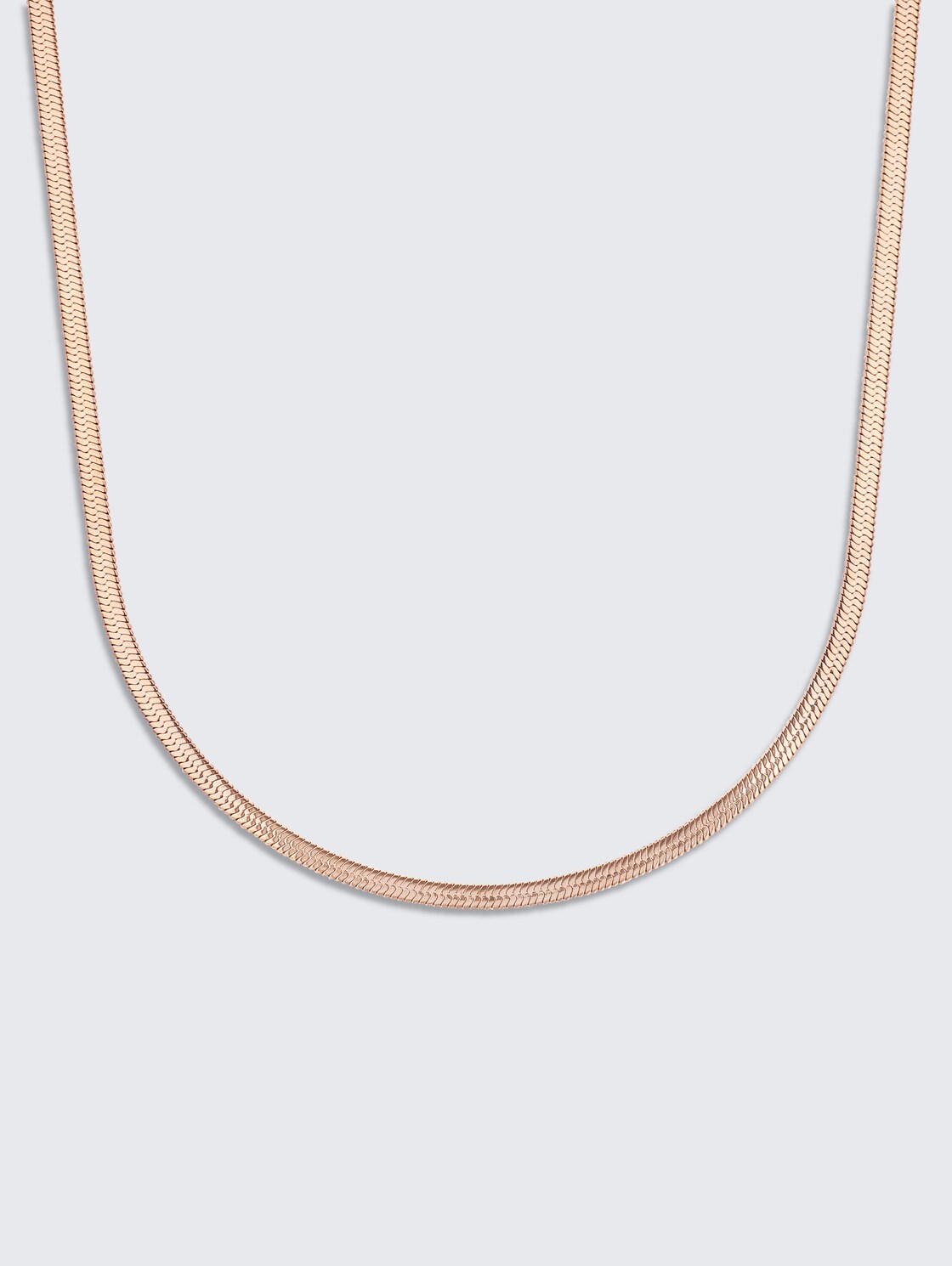 Halskette aus Edelstahl rosé - rose gold