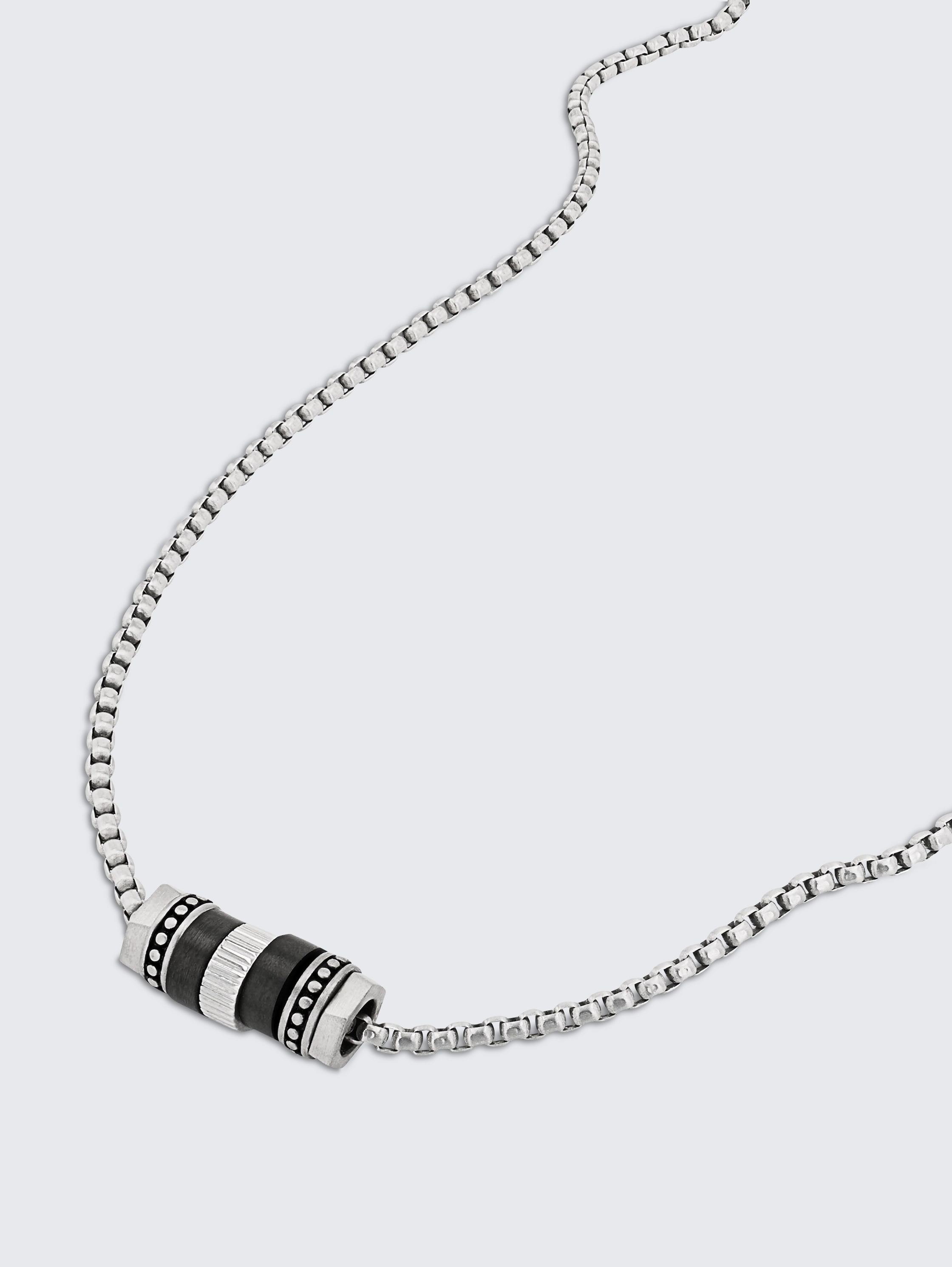 Halskette mit Anhänger aus Edelstahl mehrfarbig - multicolor_1 - 