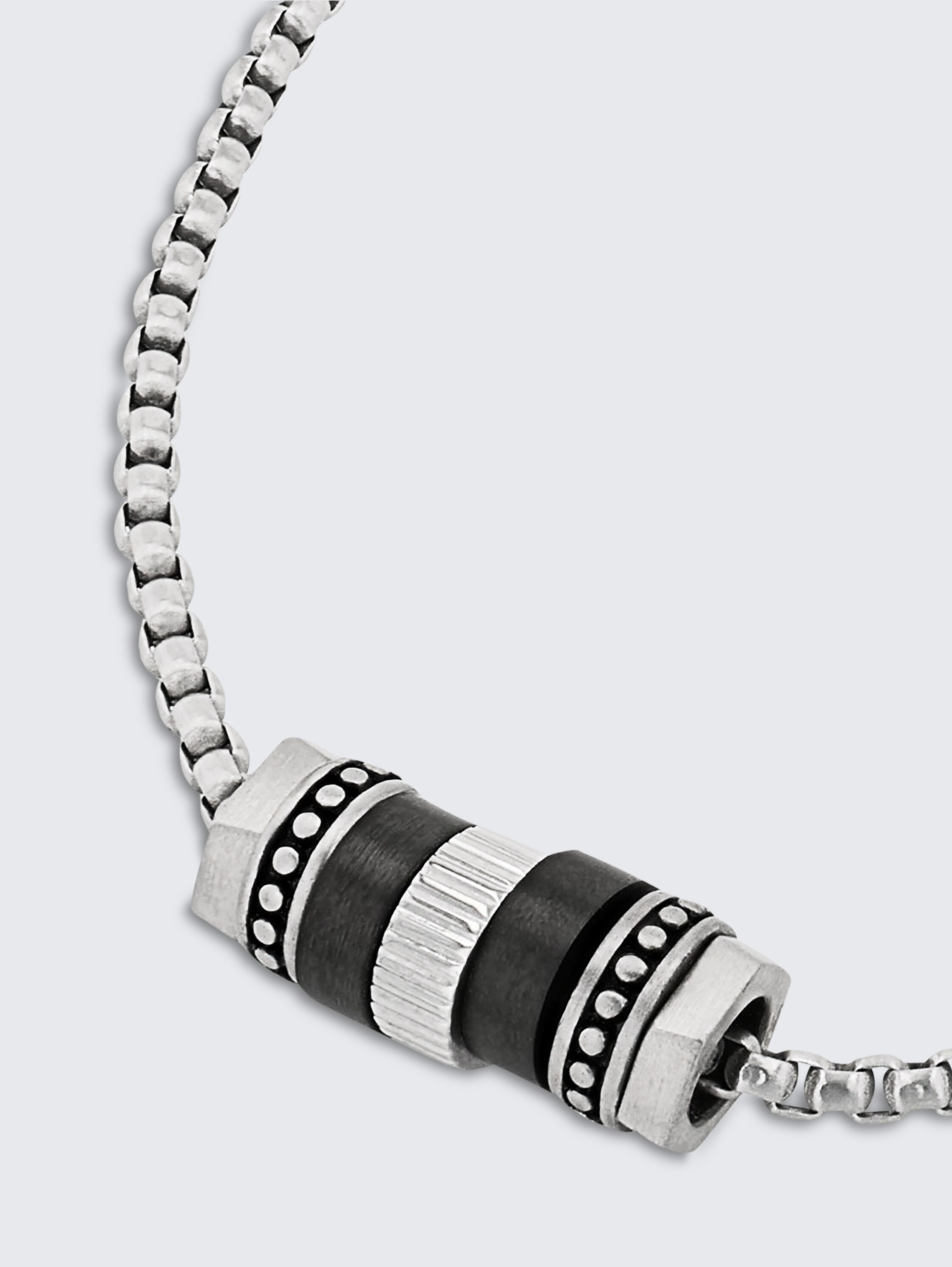 Halskette mit Anhänger aus Edelstahl mehrfarbig - multicolor_1 - 