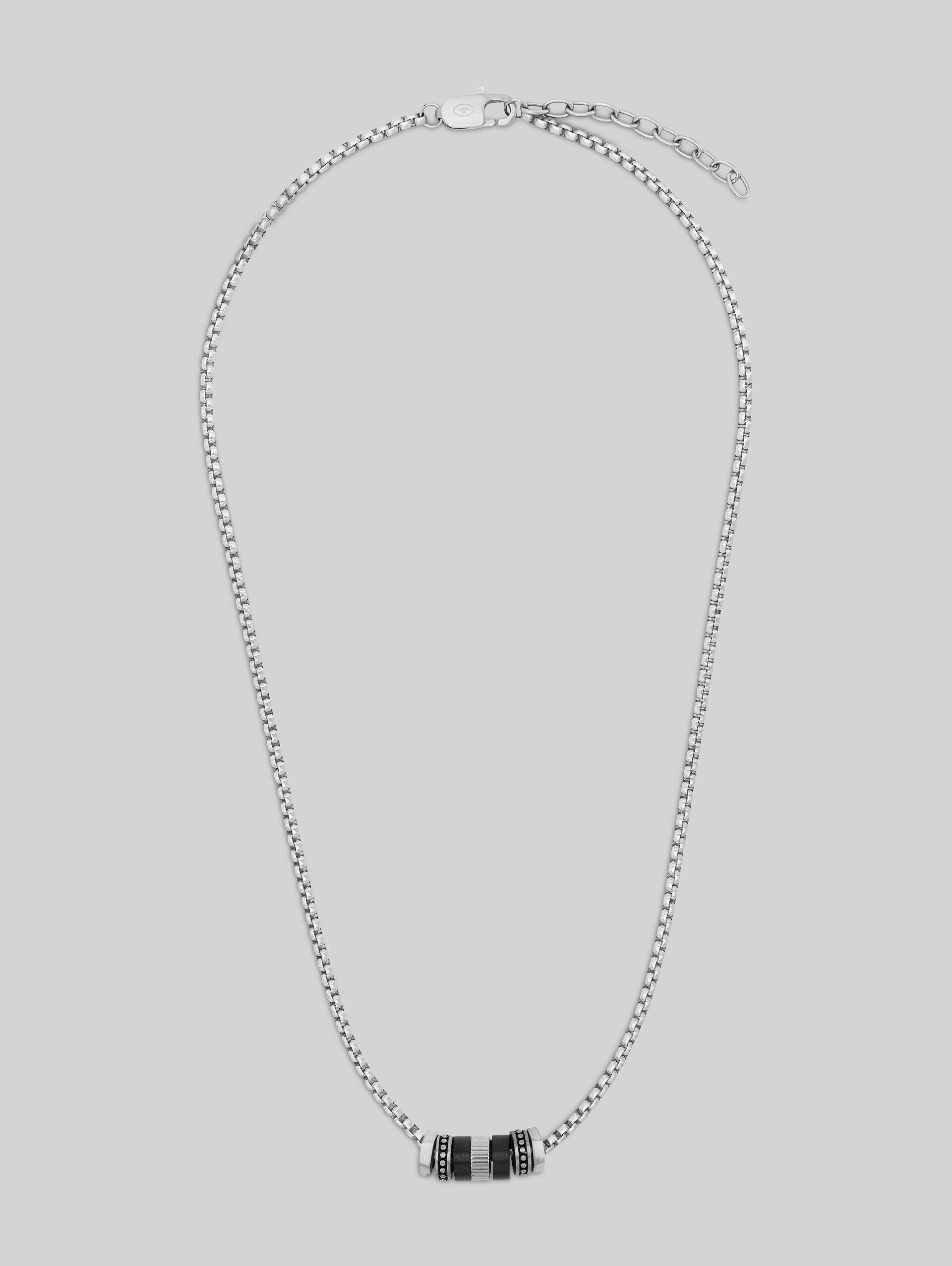Necklace with pendant made of multicolored stainless steel - multi-color