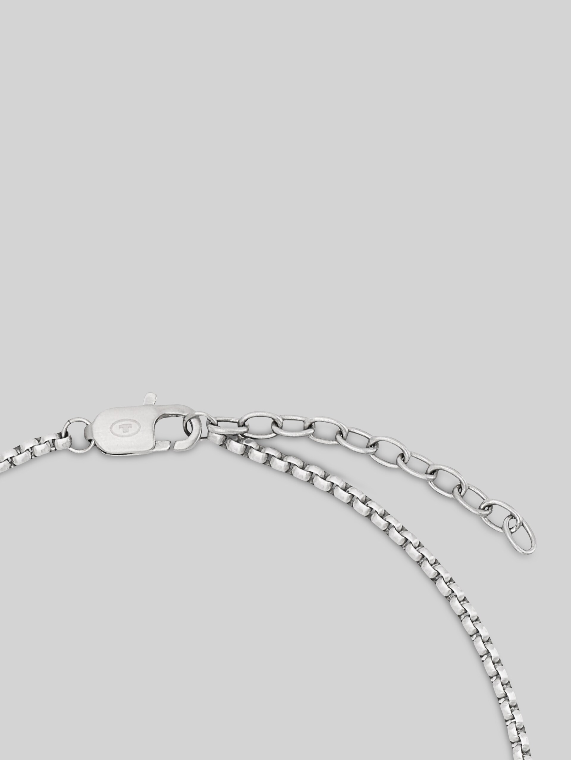 Necklace with pendant made of multicolored stainless steel - multi-color