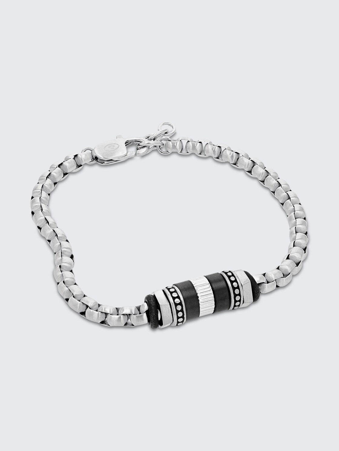 Armband aus Edelstahl silber - silver