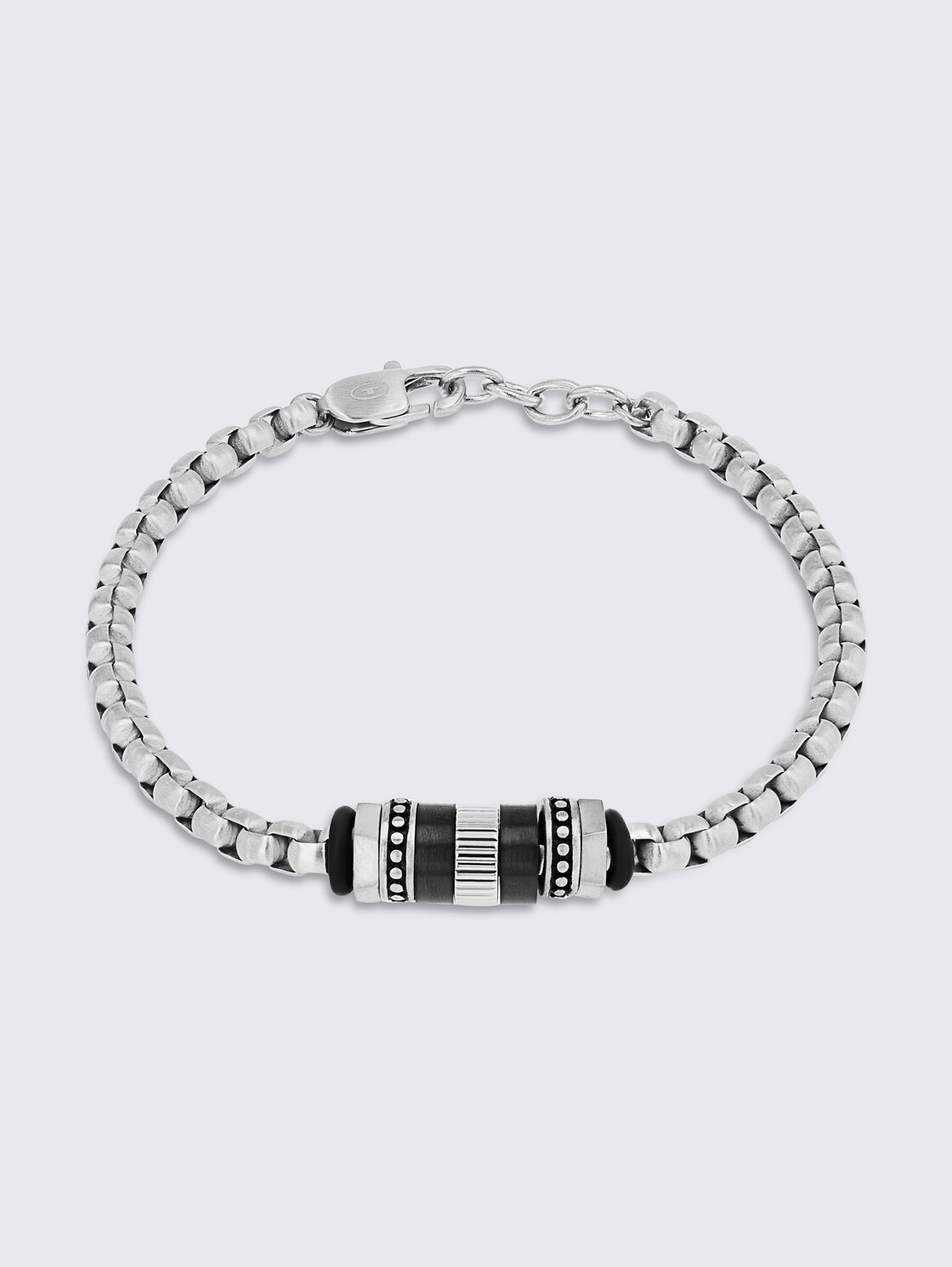 Armband aus Edelstahl silber - silver